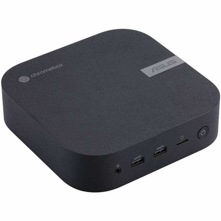 ASUS Chromebox mini PC with Intel Celeron 7305, 4 GB DDR4, and 128 GB storage