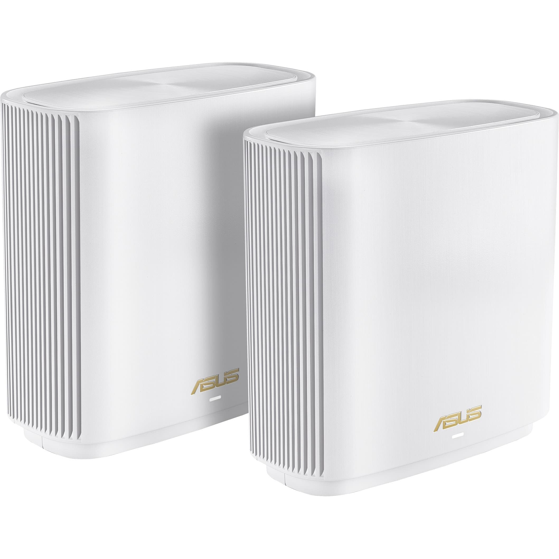 ASUS ZenWiFi XT9 2-pack white mesh Wi-Fi 6 system for whole-home coverage