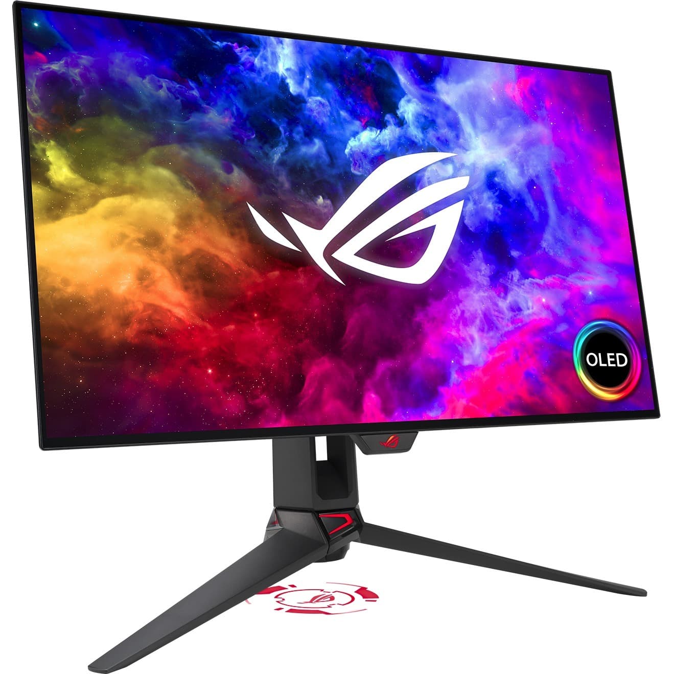 ASUS ROG Swift PG27AQDM 27-inch OLED gaming monitor with QHD resolution and anti-glare coating