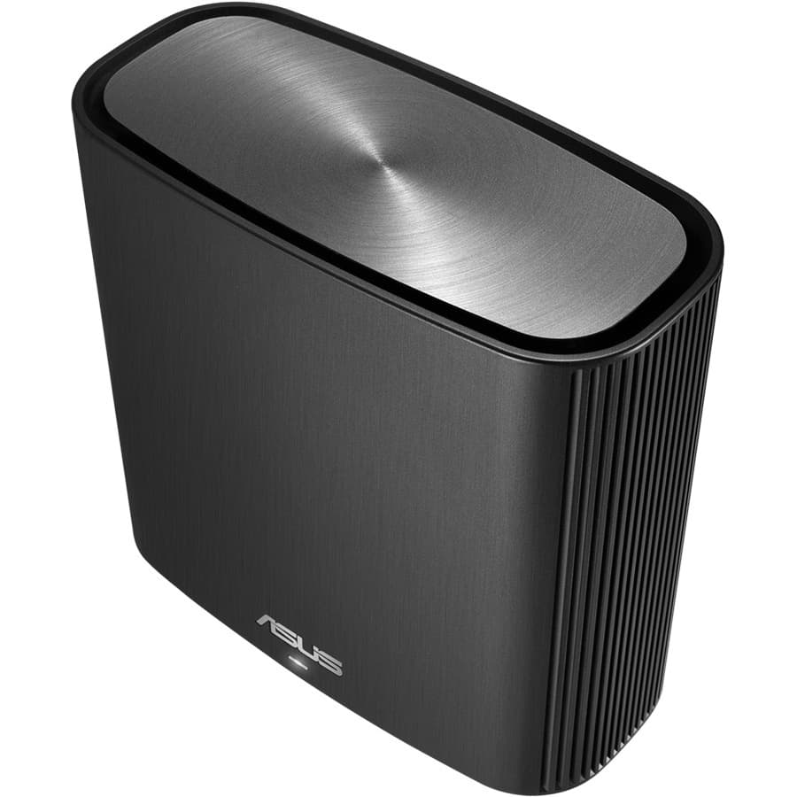 ASUS ZenWiFi AC CT8 2-pack AC3000 tri-band whole-home WiFi mesh system in charcoal