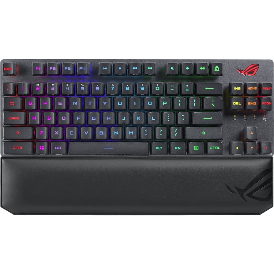 ASUS - COMPONENTS ROG STRIX SCOPE RX TKL WL DELUXE 80 PERCENT GAMING KB 2.4GHZ view 6