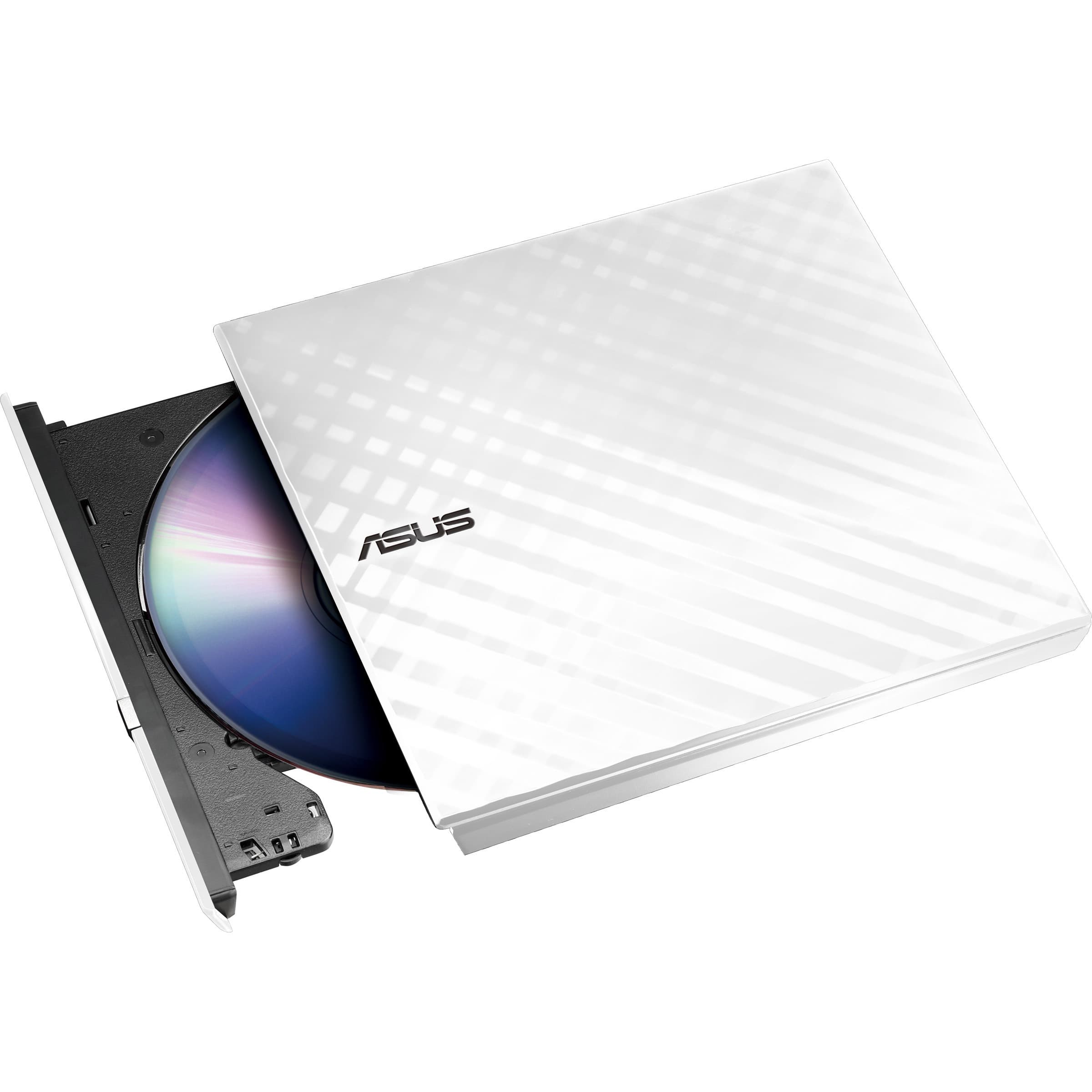 ASUS - COMPONENTS SDRW-08D2S-U W G ACI USB 2.0 8X EXTERNAL DVDRW WHT SLIM PORTA view 5
