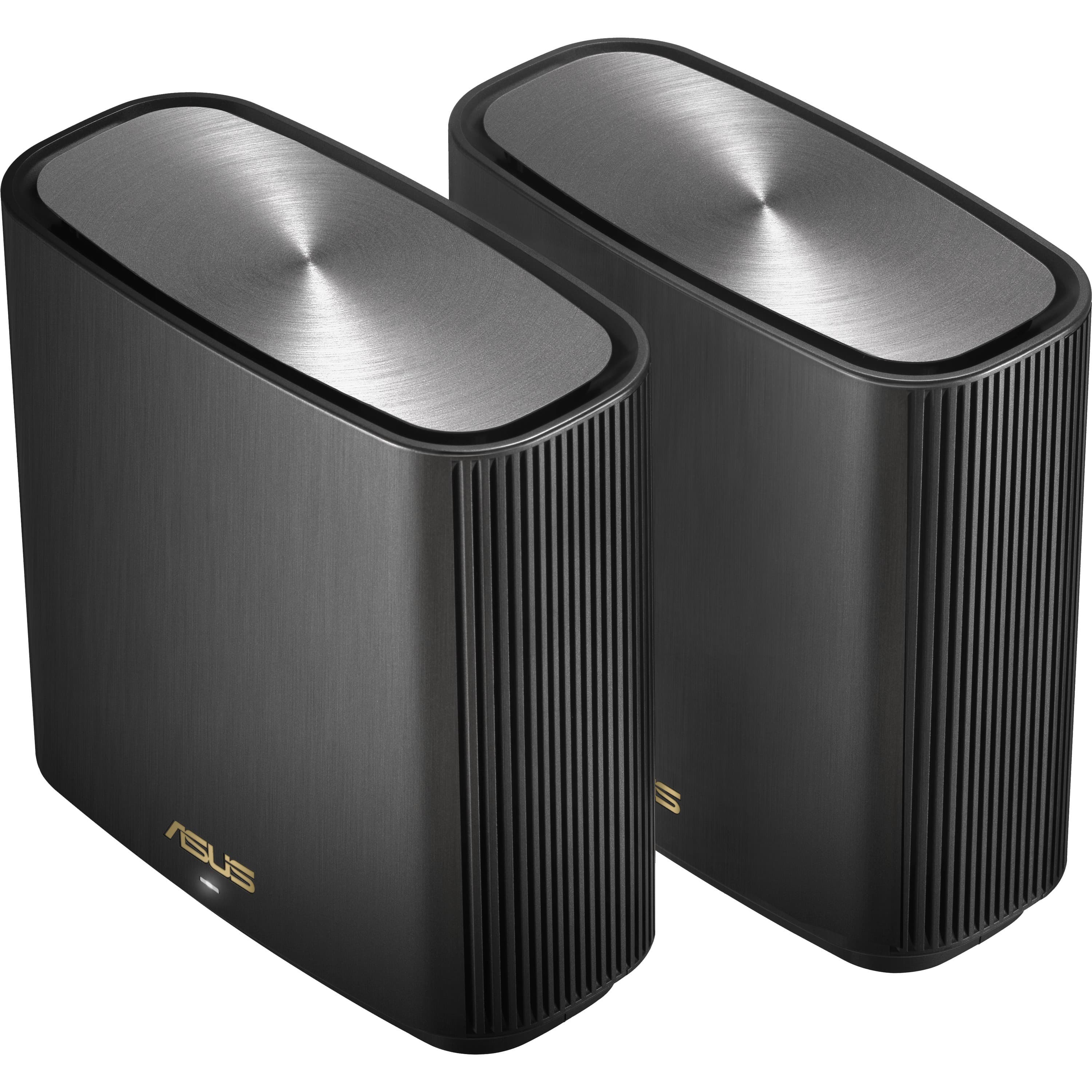 ASUS ZenWiFi AX 2-pack charcoal mesh Wi-Fi 6 router system for whole-home coverage