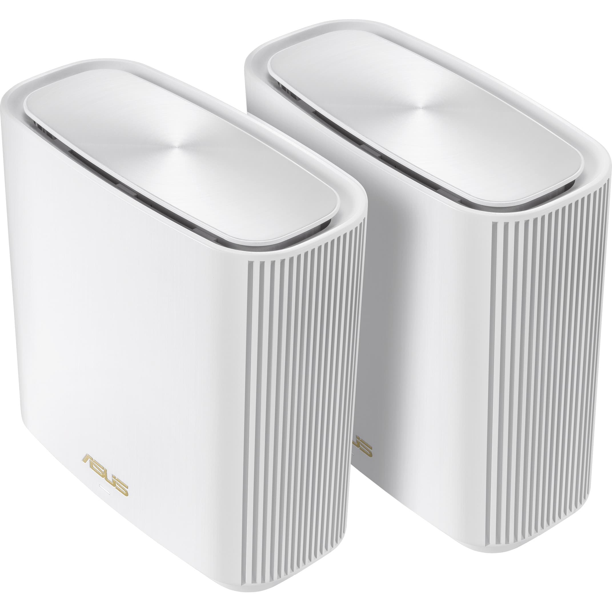 ASUS ZenWiFi XT9 2-pack white mesh Wi-Fi 6 system for whole-home coverage