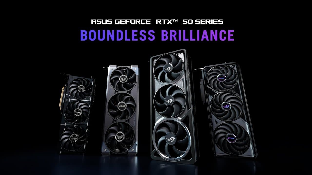 ASUS GeForce RTX 50 Series Graphics Cards - Boundless Brilliance ROG