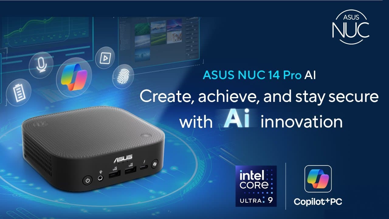 ASUS NUC 14 Pro AI | The Word's 1st Compact Copilot+ PC
