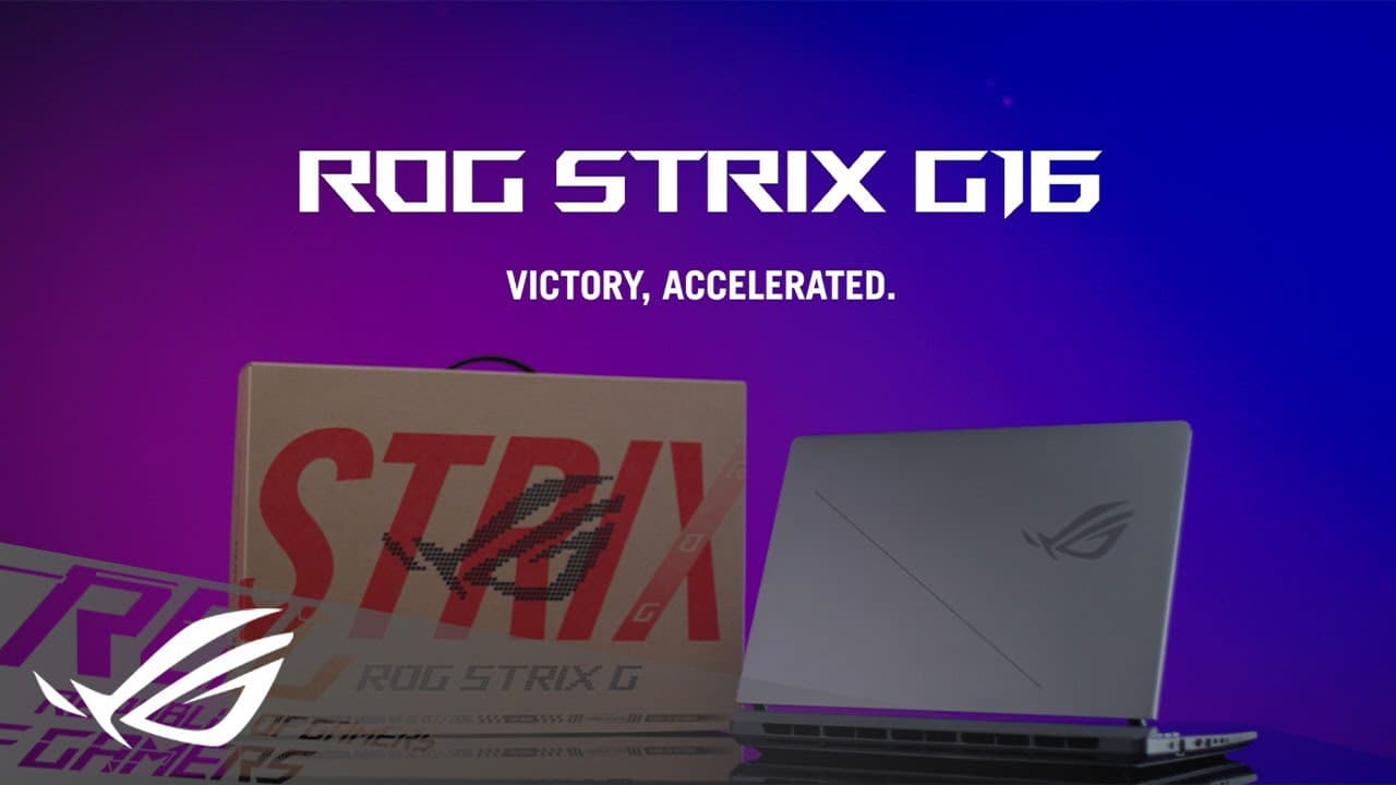 Unbox the brand new Strix G16. Unleash the power within.