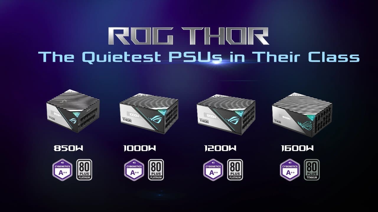ROG Thor Titanium and Platinum II PSUs - The Quietest In Their Class
