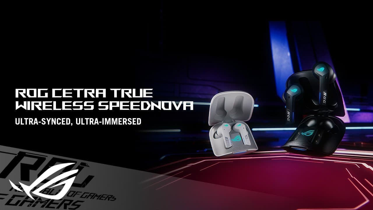 ROG Cetra True Wireless SpeedNova | Ultra-Synced, Ultra-Immersed | ROG