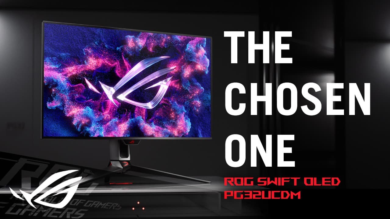 The World's First 32" 4K OLED 240Hz Gaming Monitor - ROG Swift OLED PG32UCDM | ROG