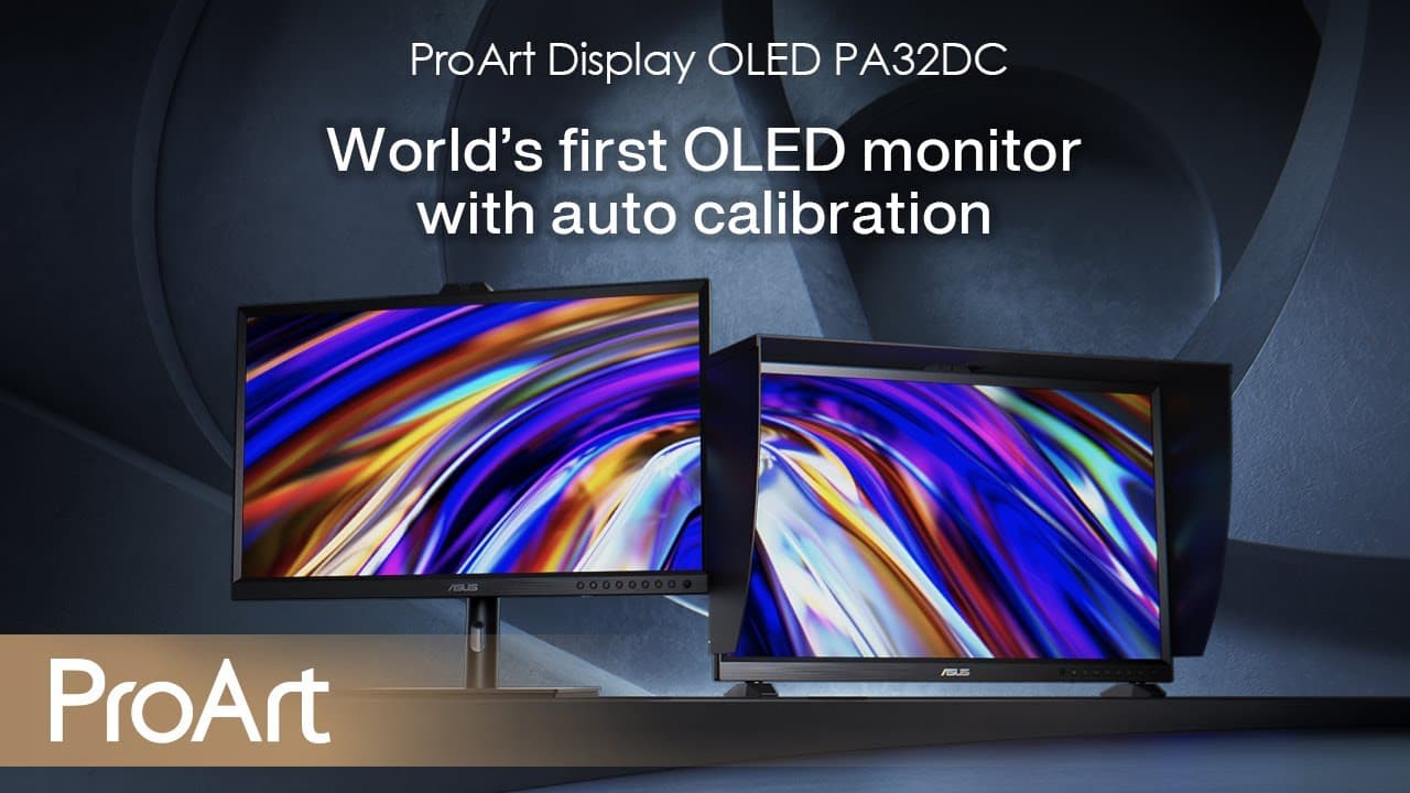 [4K HDR] World's first OLED monitor with auto calibration - ProArt Display OLED PA32DC | ASUS