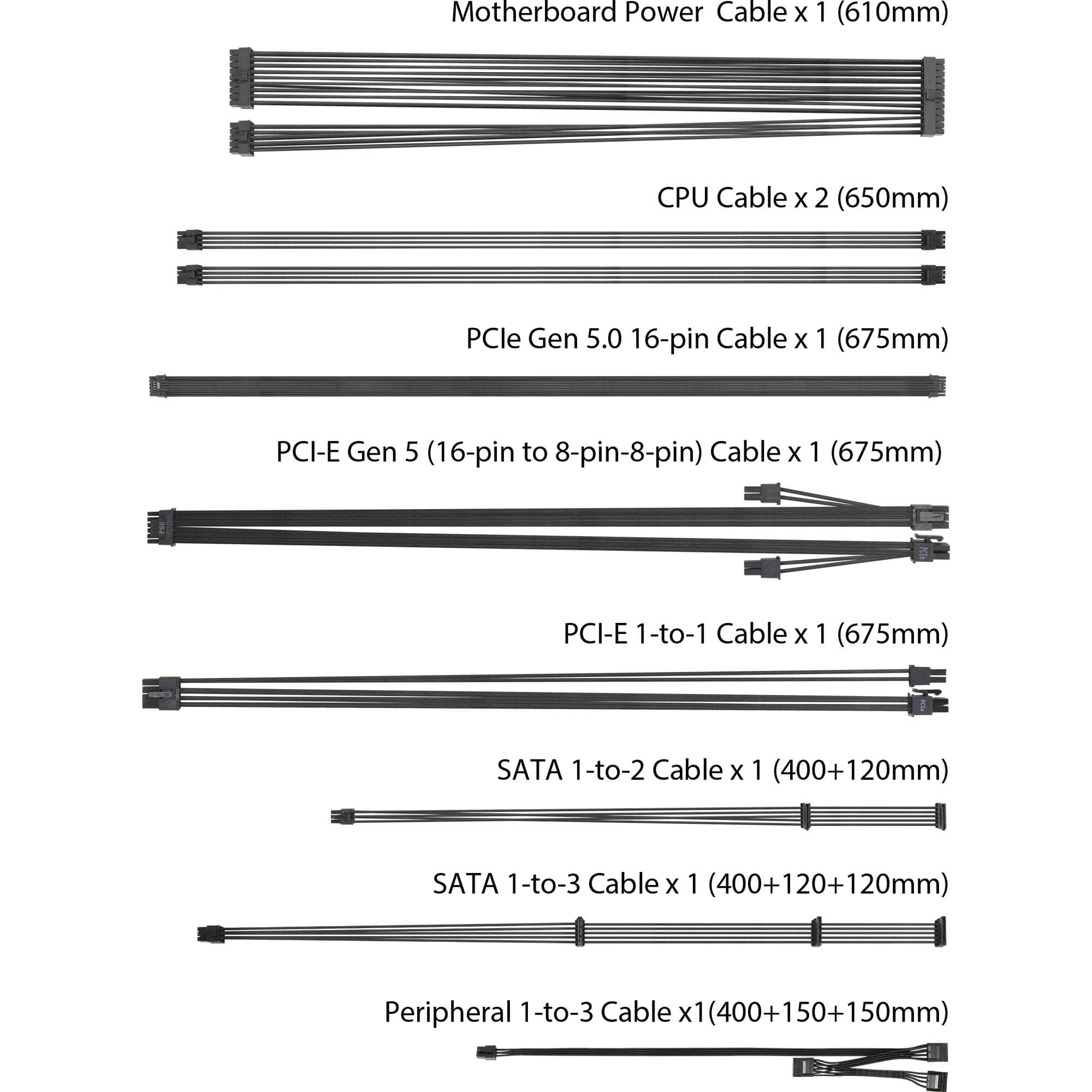 ASUS AP-850G 850W 80 PLUS Gold fully modular ATX power supply