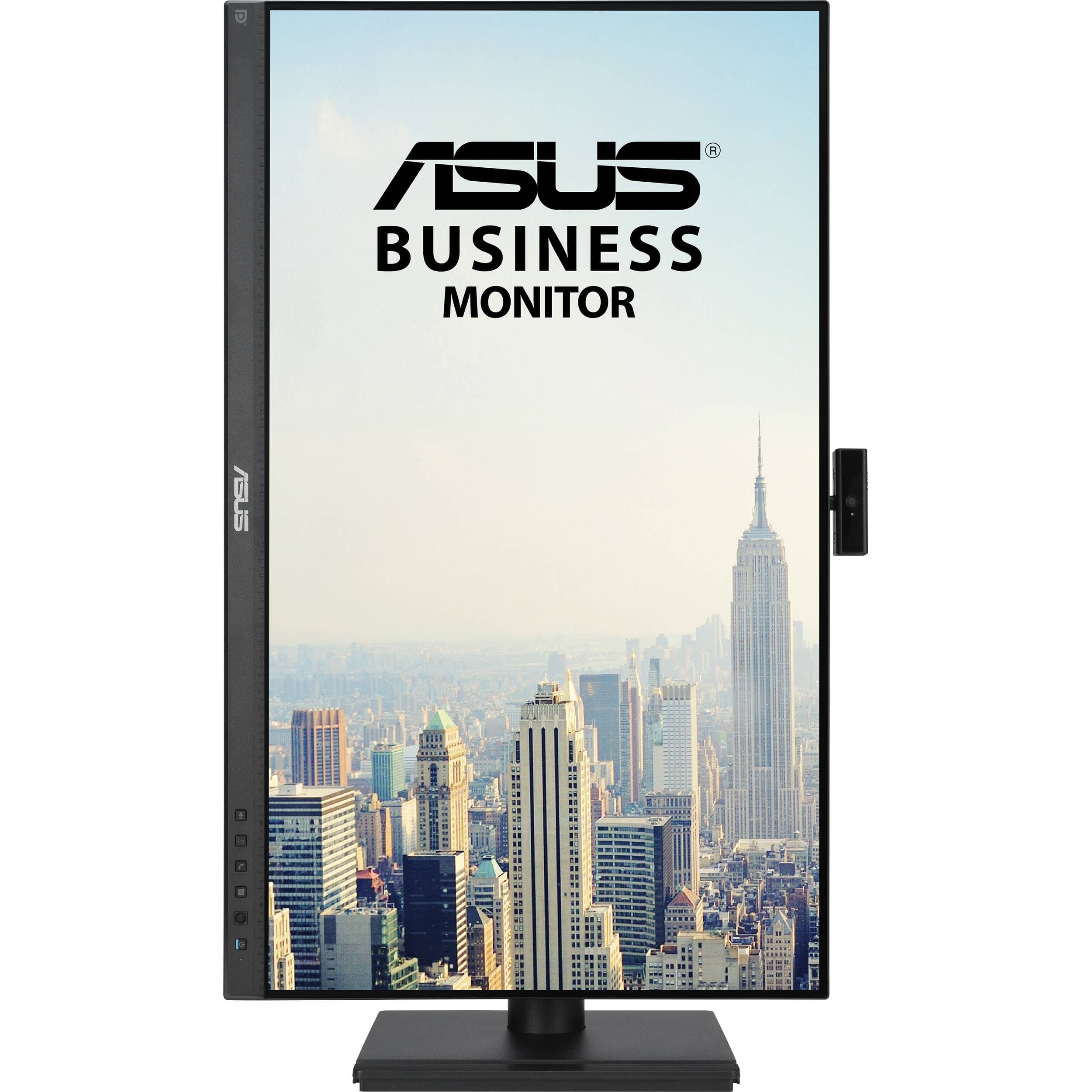 ASUS BE249QFK 24-inch Full HD IPS video conferencing monitor with webcam, mic array, and speakers