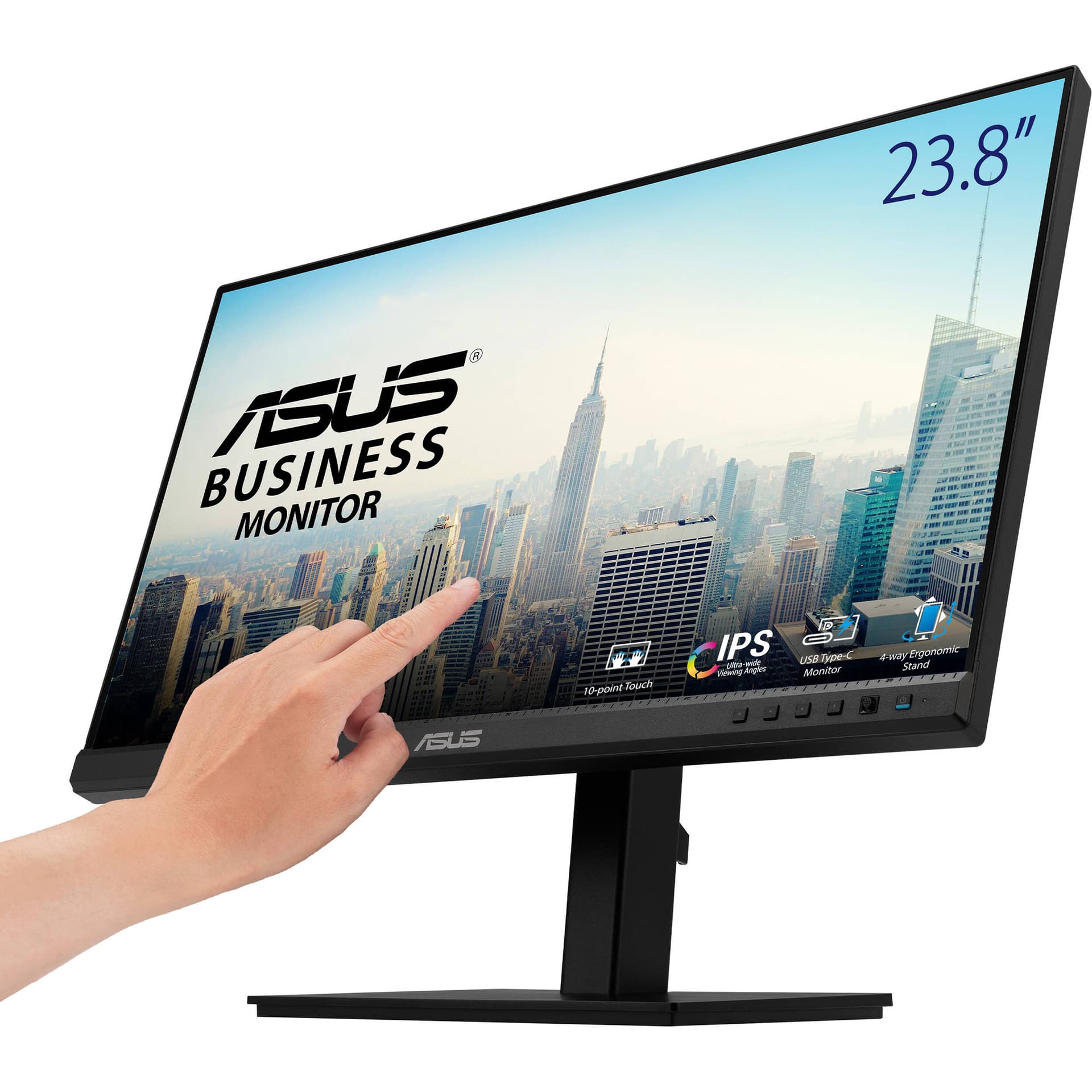 ASUS BE24ECSBT 23.8-inch Full HD IPS touch monitor with 10-point multi-touch