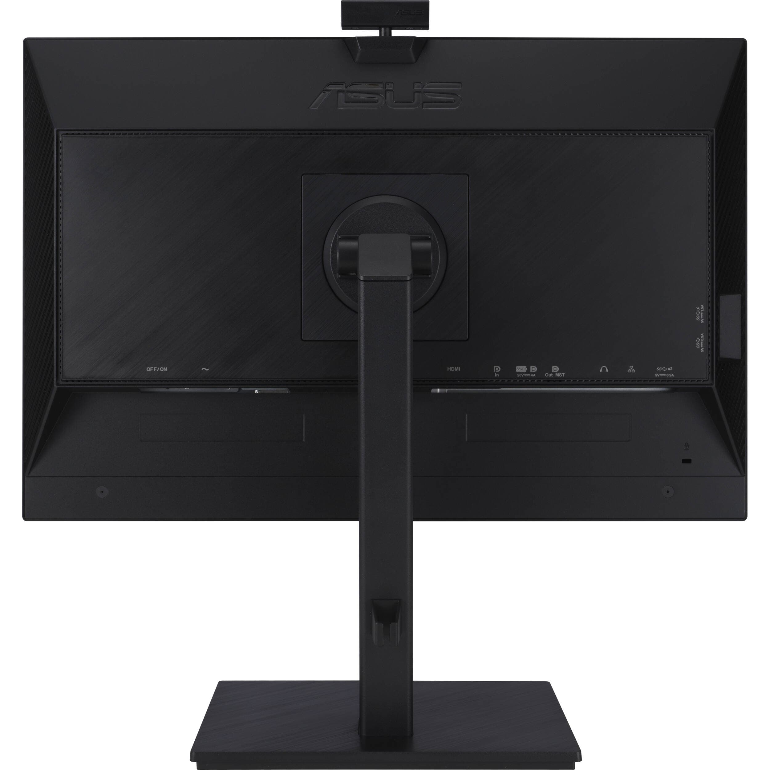 ASUS BE24ECSNK 23.8-inch Full HD IPS monitor with built-in webcam, microphone, USB-C docking, and height-adjustable stand