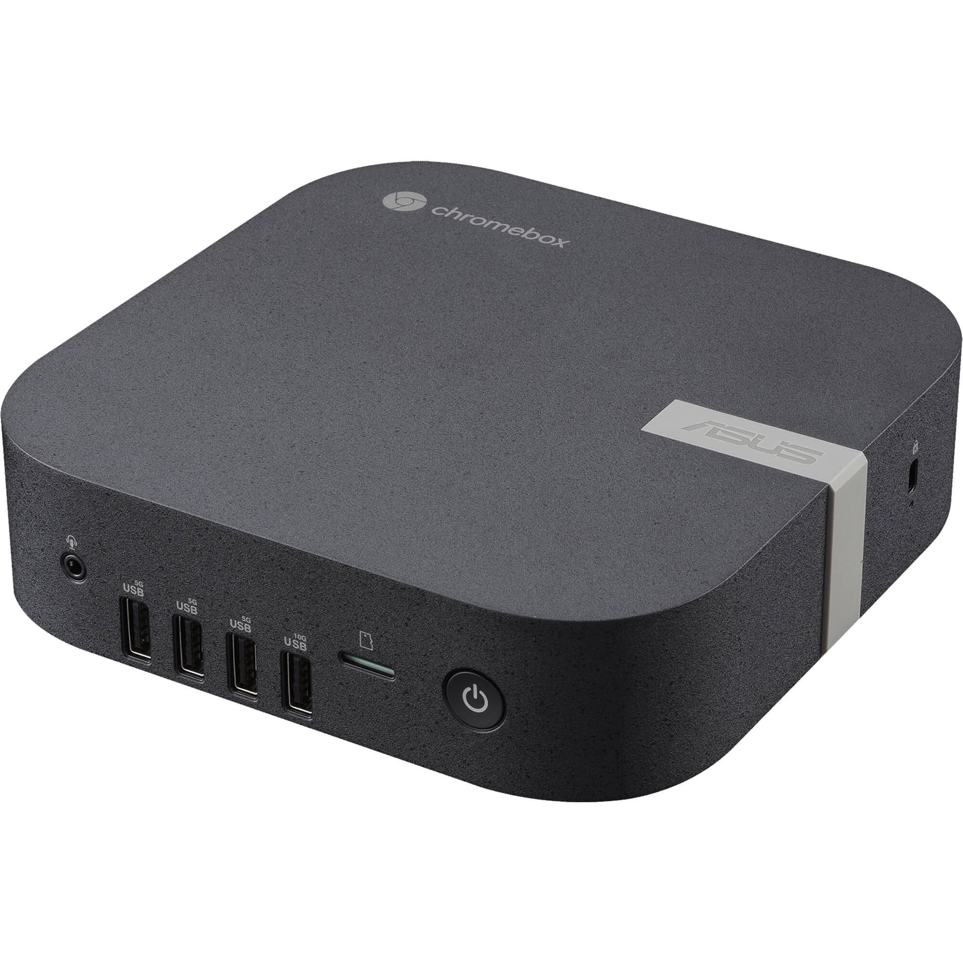 ASUS CHROMEBOX5a-S3081UN compact Chromebox with 13th Gen Intel Core, Wi‑Fi 6E, and quad 4K display support