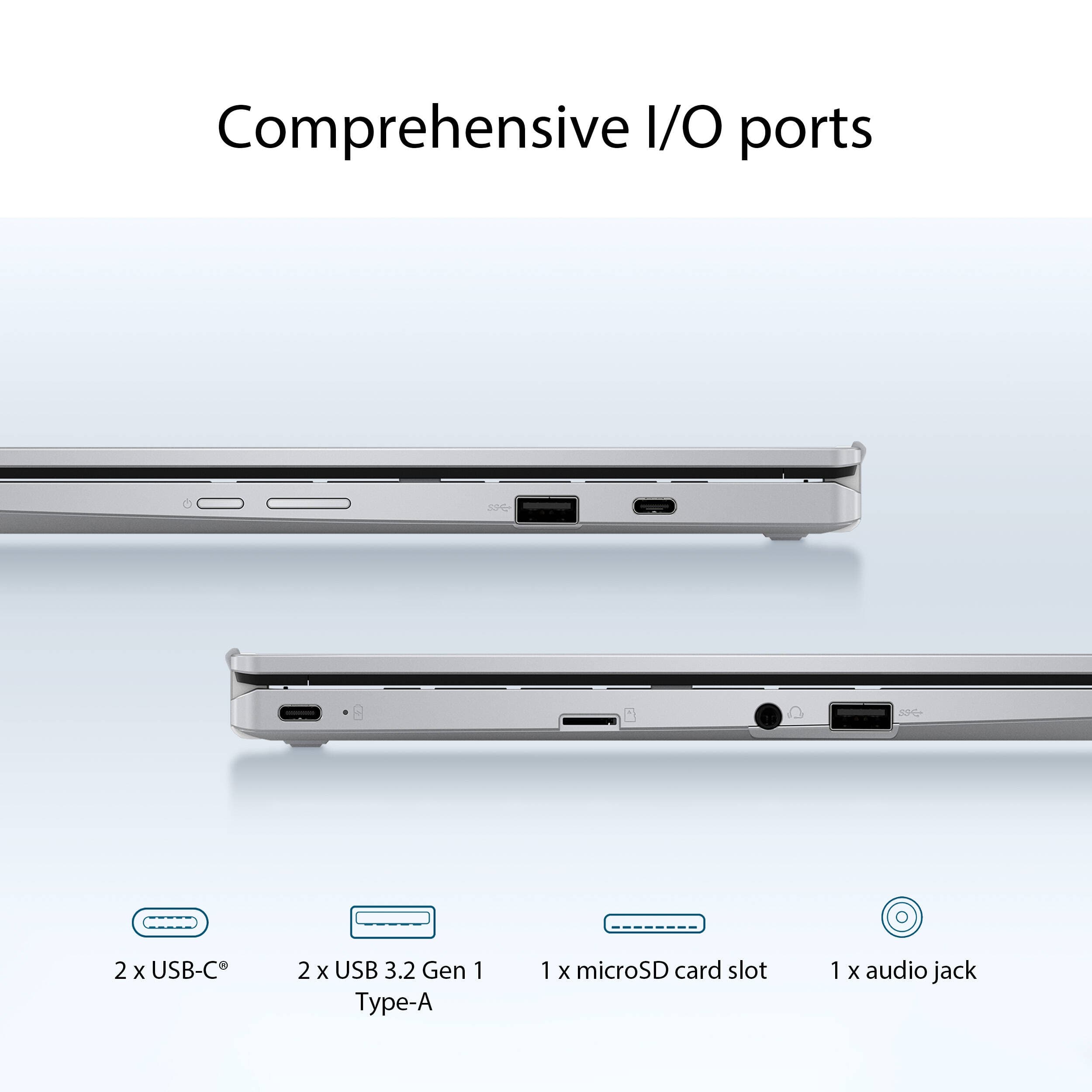 ASUS Chromebook Flip CX1400FKA-DS84FT silver 14-inch FHD touch convertible Chromebook