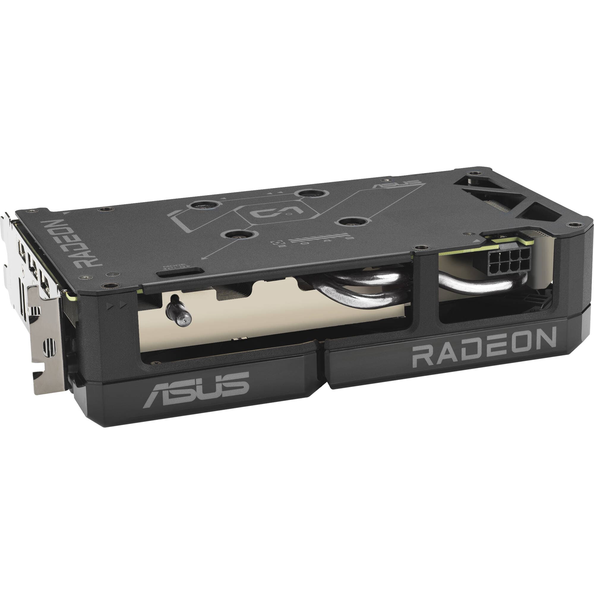 ASUS Dual Radeon RX 9060 XT 8GB GDDR6 graphics card with dual fans and 2.5-slot cooler