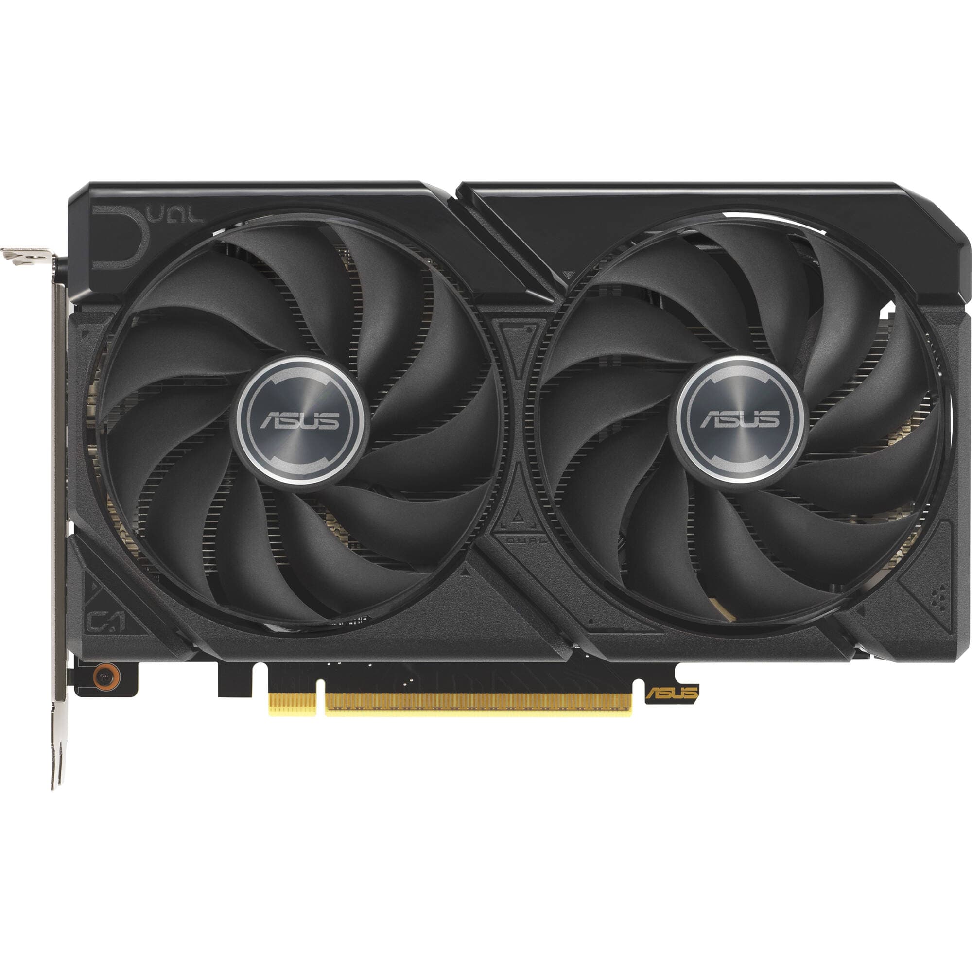 ASUS Dual Radeon RX 9060 XT 8GB GDDR6 graphics card with dual fans and 2.5-slot cooler