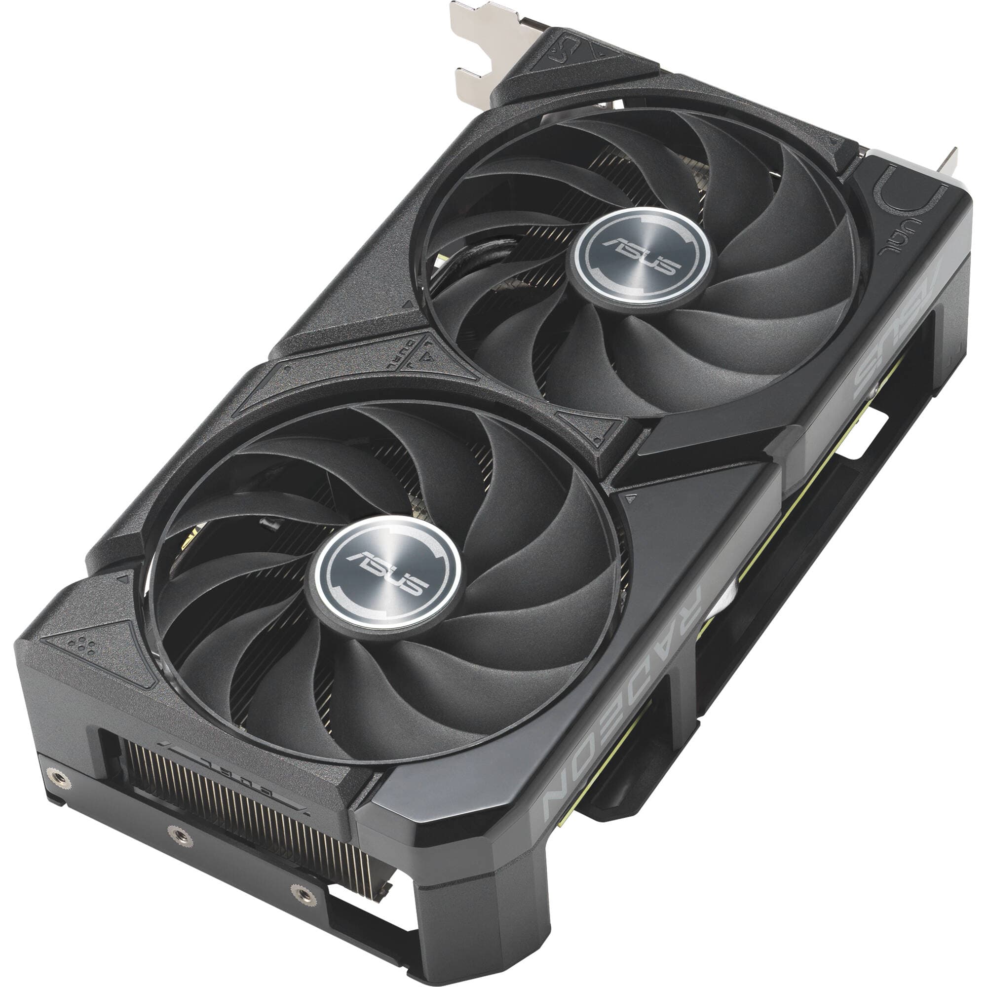 ASUS Dual Radeon RX 9060 XT 8GB GDDR6 graphics card with dual fans and 2.5-slot cooler