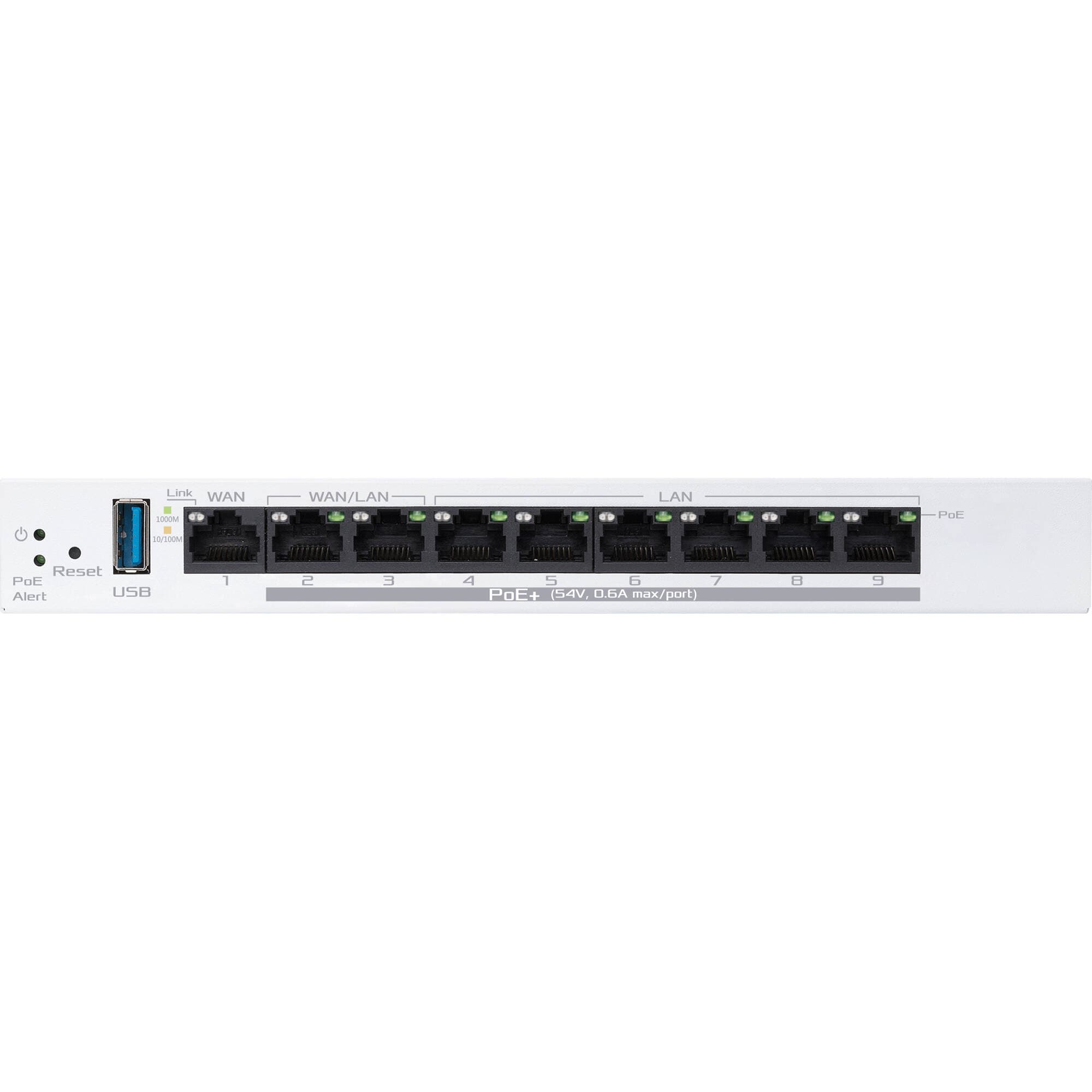 ASUS ExpertWiFi EBG19P Gigabit PoE+ VPN wired router with 8 PoE+ ports and multi-WAN support