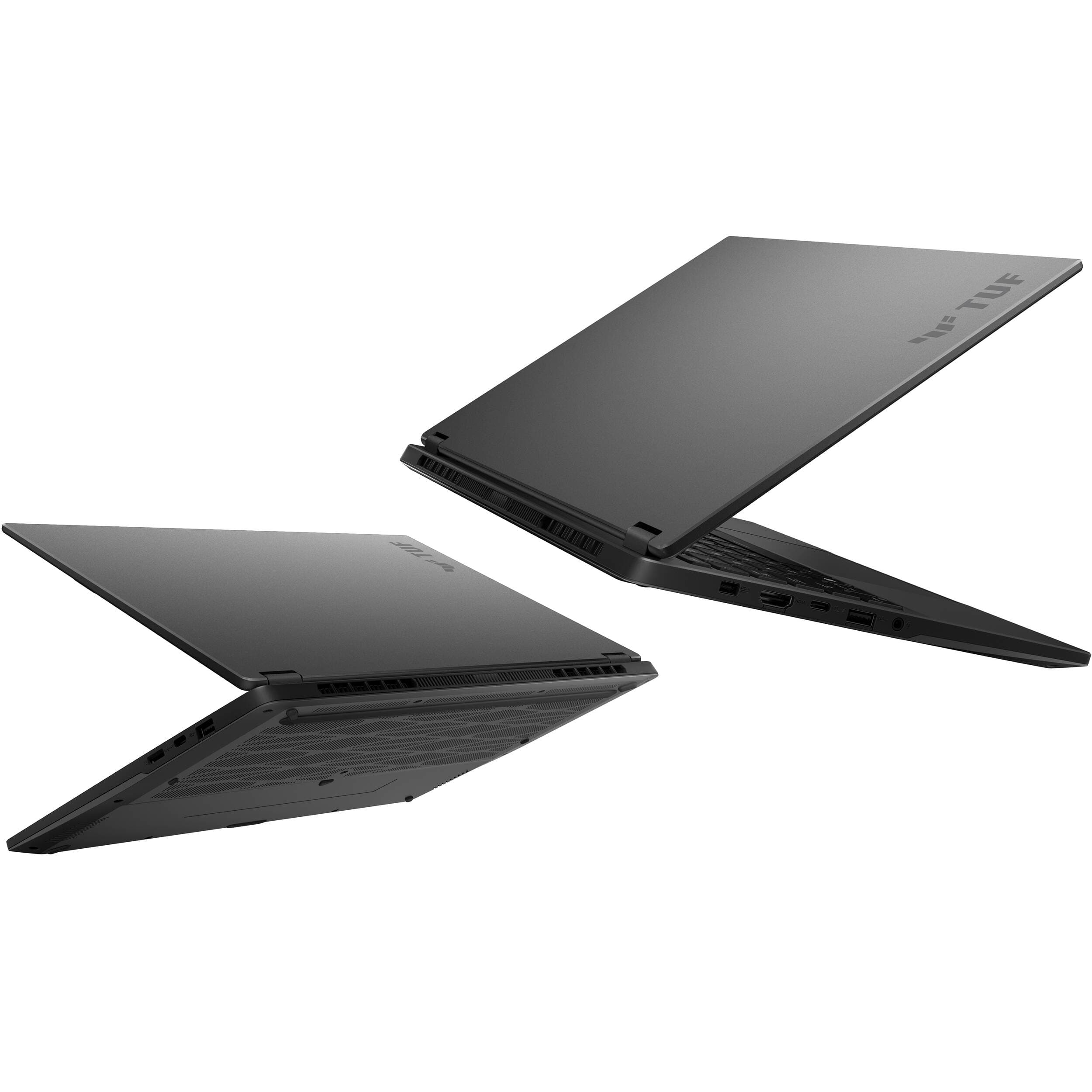 ASUS TUF Gaming 14-inch laptop in gray with WQXGA display and RTX graphics