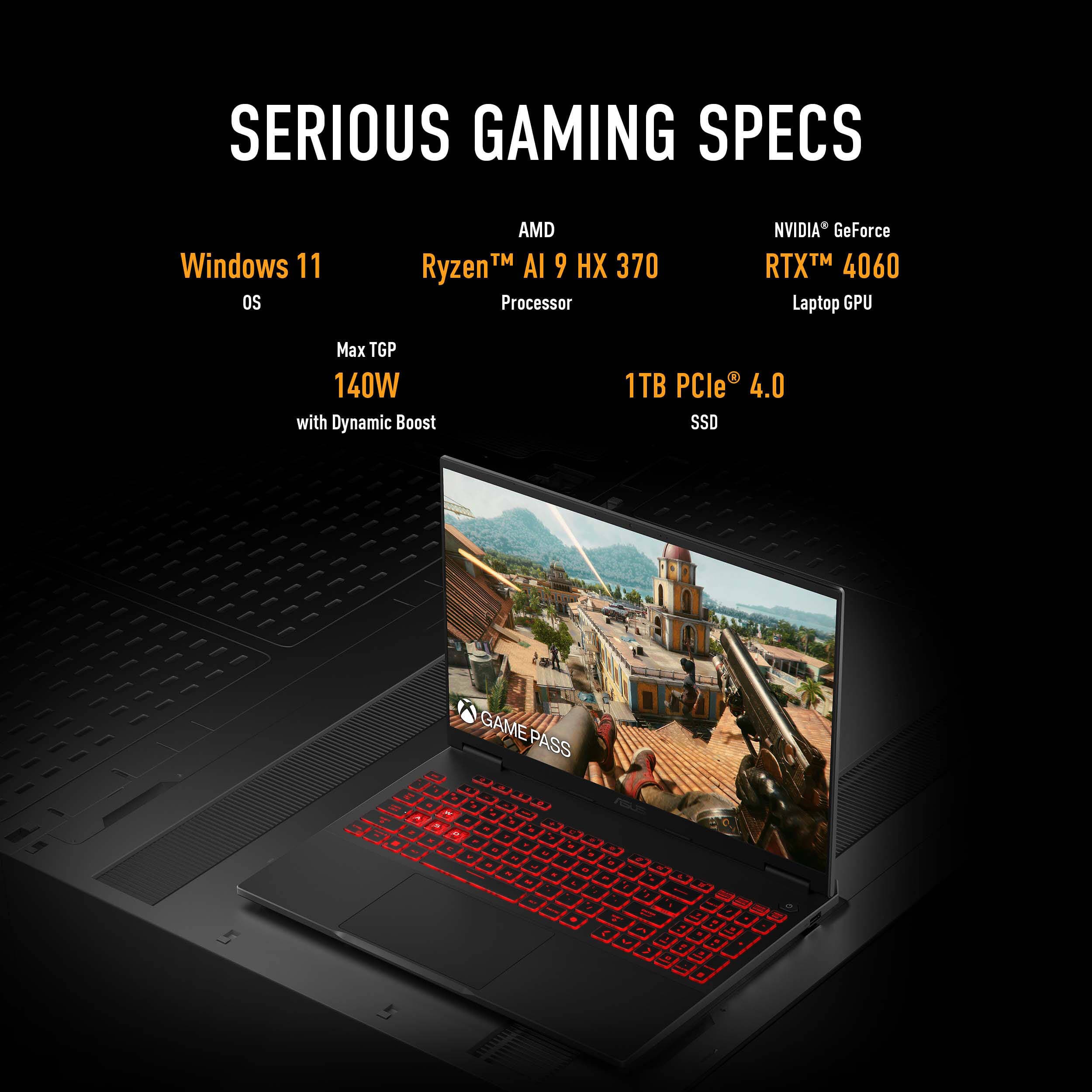 ASUS TUF Gaming A16 gaming laptop with 16-inch display