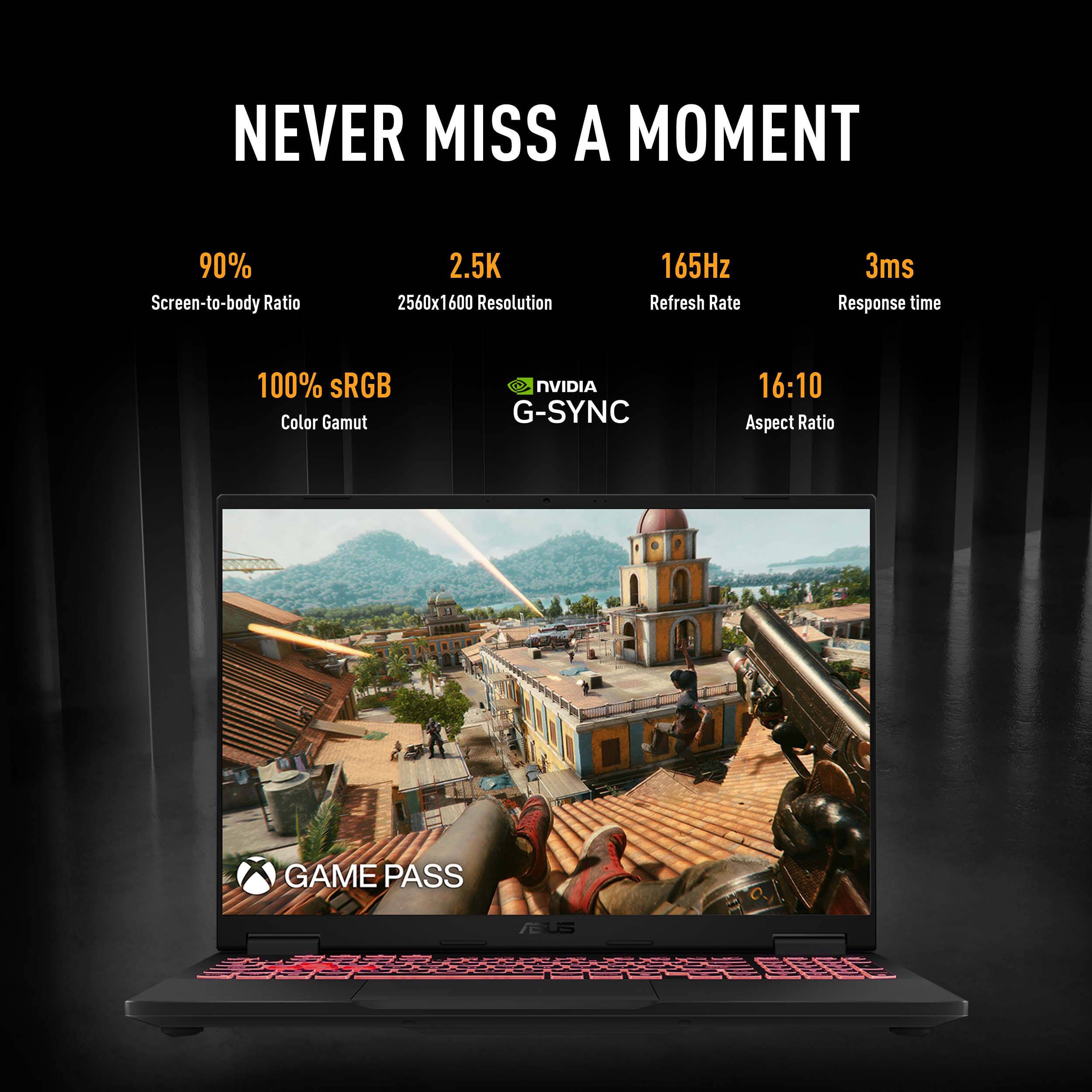 ASUS TUF Gaming A16 gaming laptop with 16-inch display