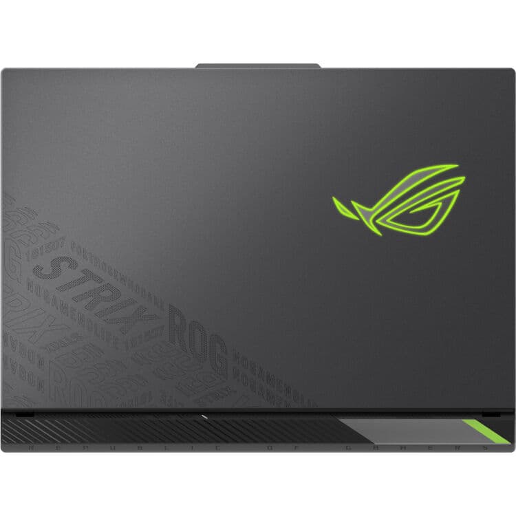 ASUS ROG Strix 16-inch gaming laptop with Ryzen 9 9955HXD, RTX 5070 Ti, and gray chassis