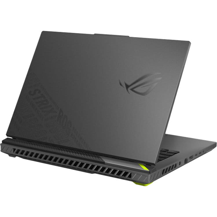 ASUS ROG Strix 16-inch gaming laptop with Ryzen 9 9955HXD, RTX 5070 Ti, and gray chassis