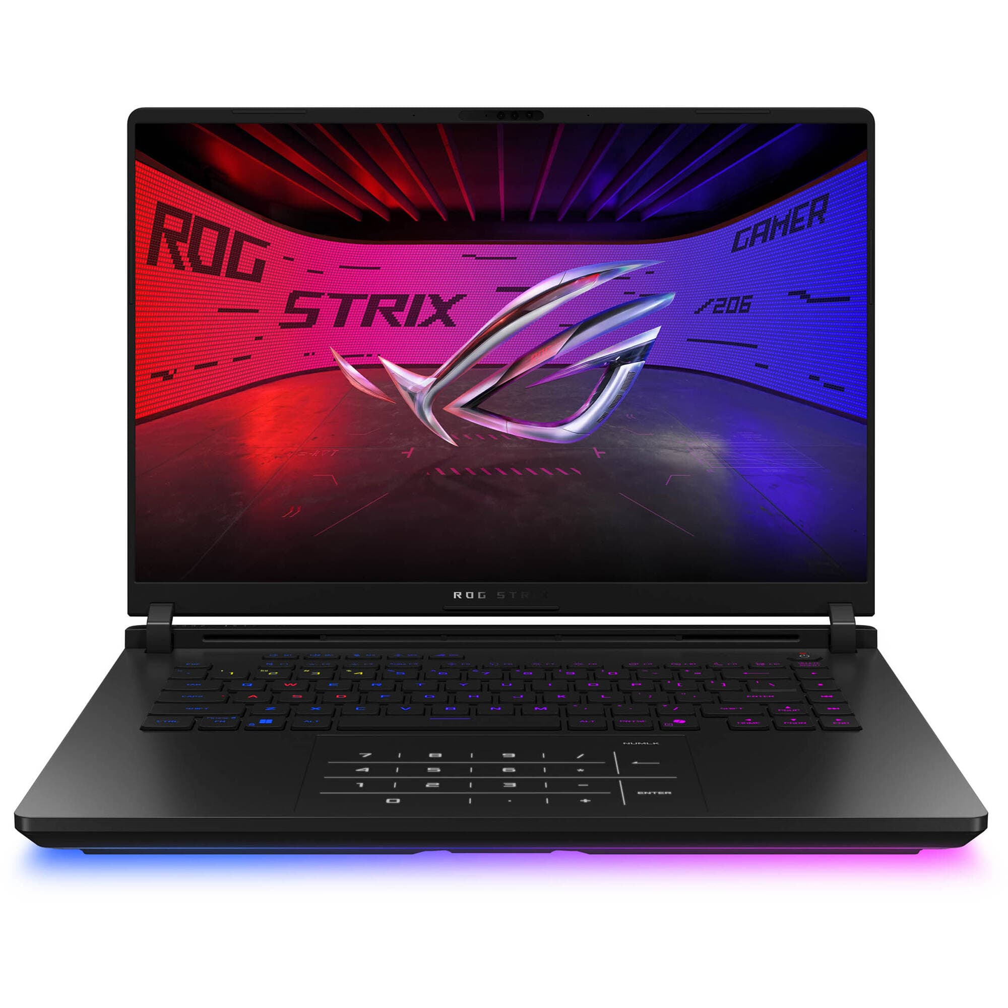 ASUS ROG Strix 16-inch gaming laptop with Core Ultra 9 275HX and RTX 5090 in black
