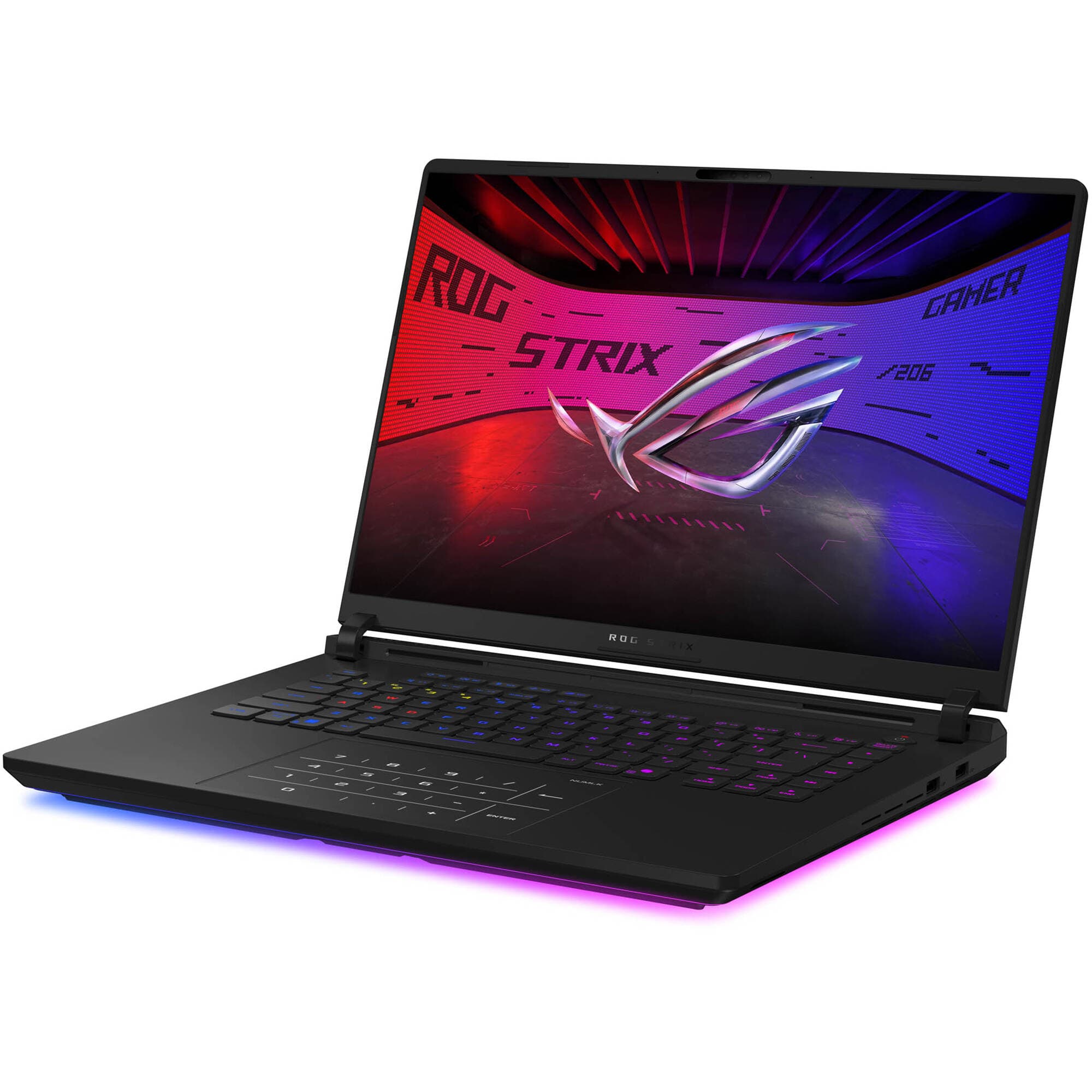 ASUS ROG Strix 16-inch gaming laptop with Core Ultra 9 275HX and RTX 5090 in black