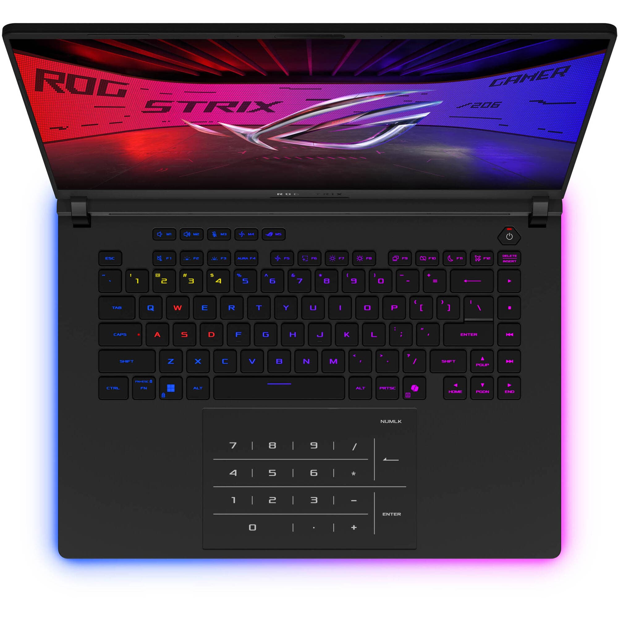 ASUS ROG Strix 16-inch gaming laptop with Core Ultra 9 275HX and RTX 5090 in black