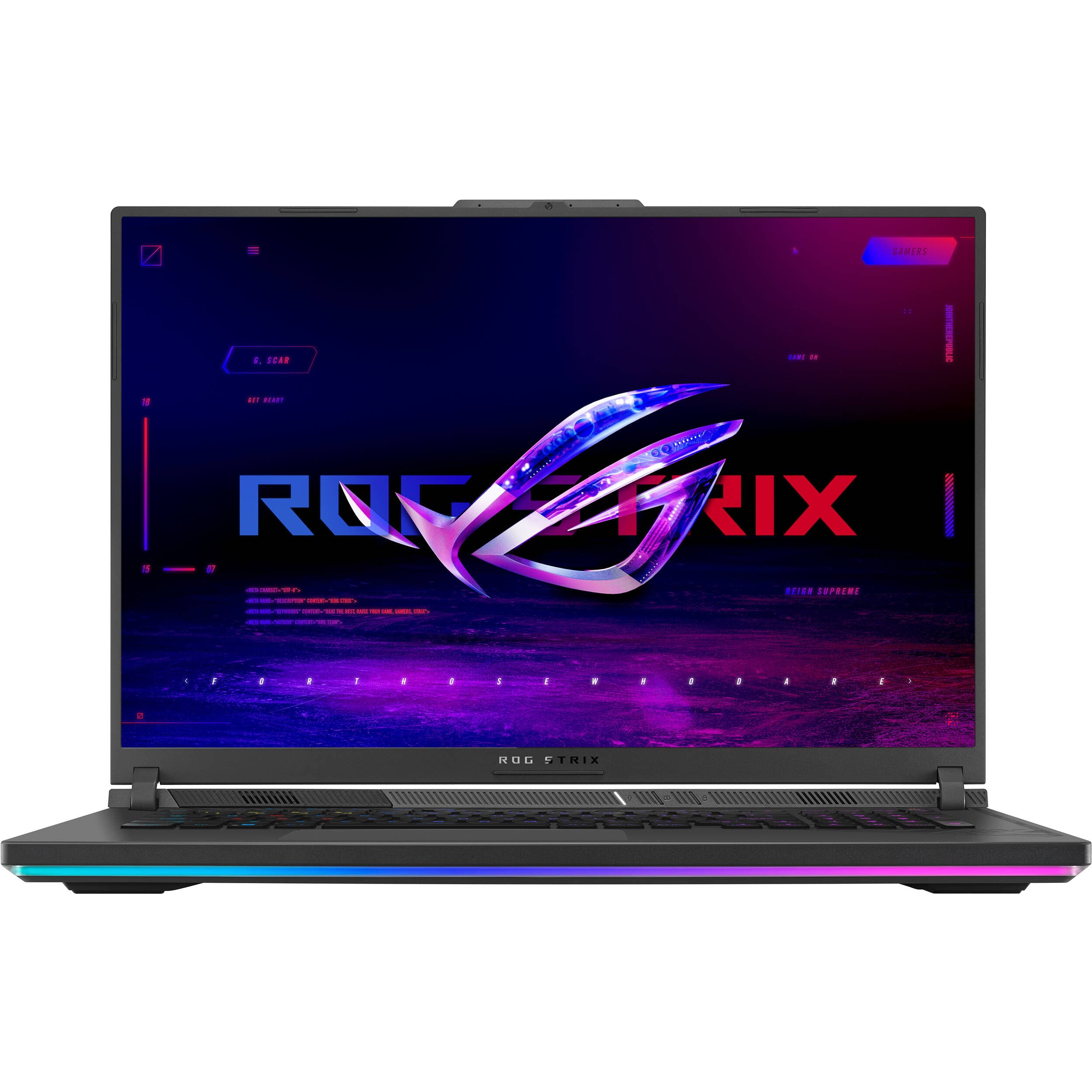 ASUS ROG Strix 18-inch gaming laptop with Ryzen 9 7940HX, RTX 5070, and WQXGA display