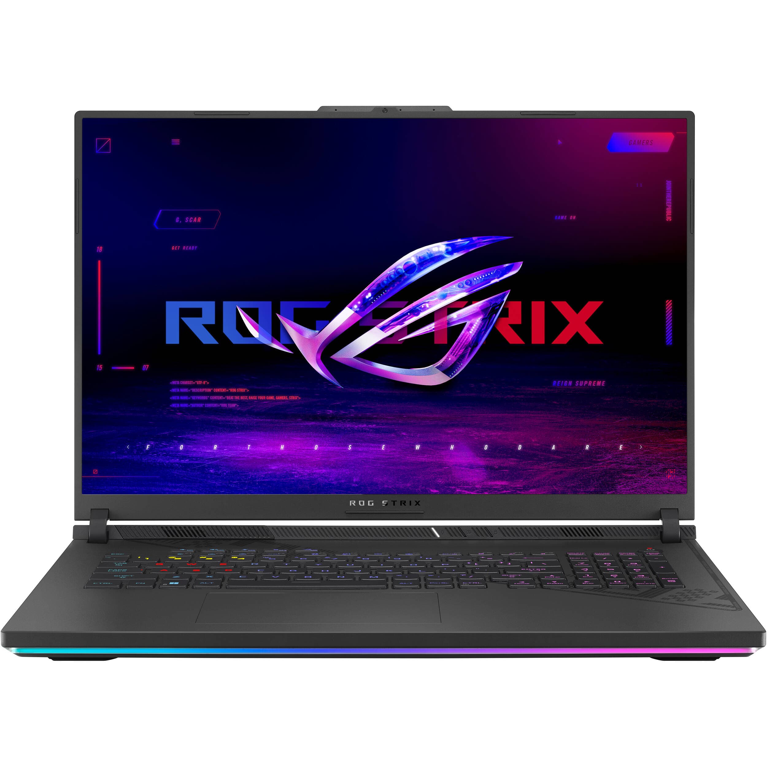 ASUS ROG Strix 18-inch gaming laptop with Ryzen 9 7940HX, RTX 5070, and WQXGA display