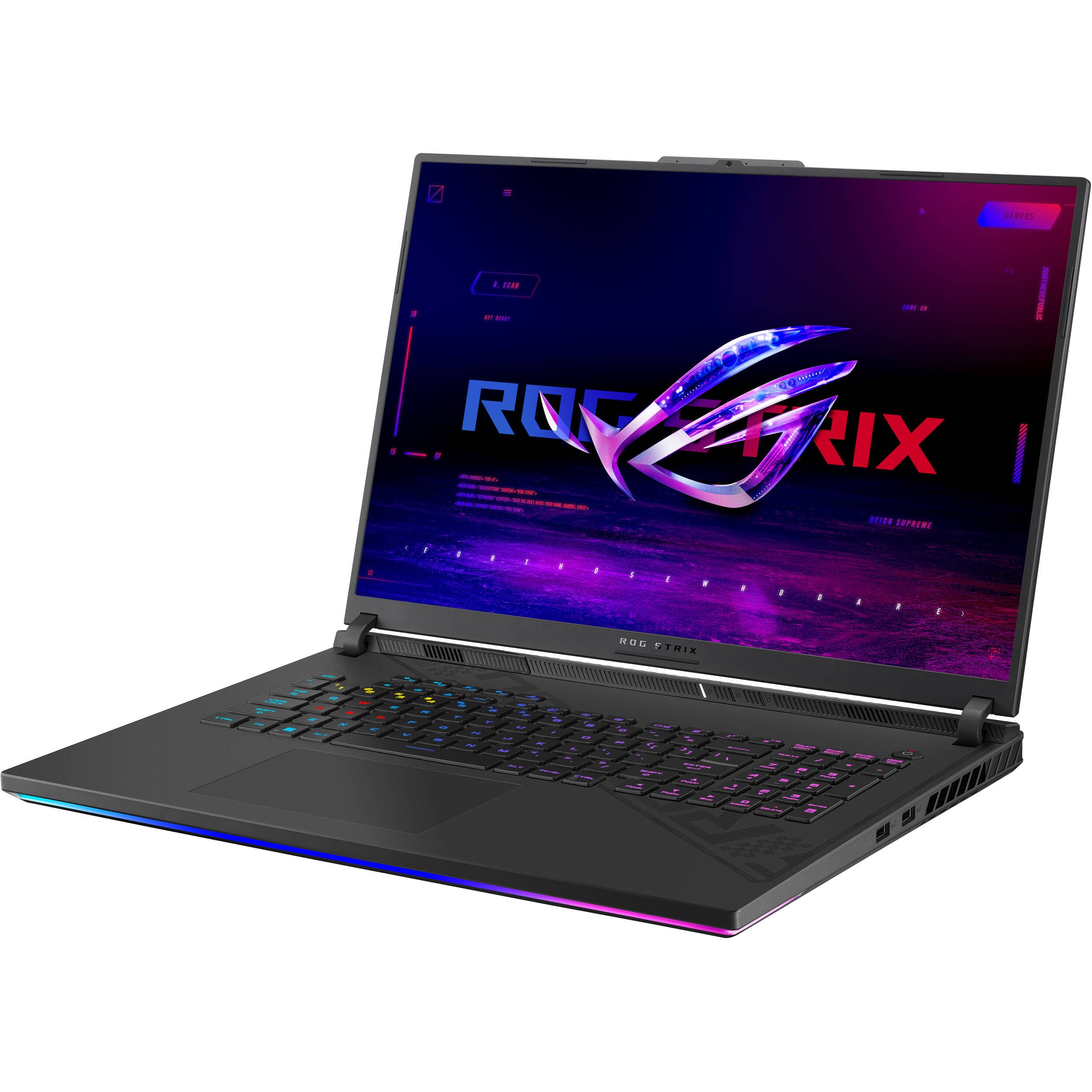 ASUS ROG Strix 18-inch gaming laptop with Ryzen 9 7940HX, RTX 5070, and WQXGA display