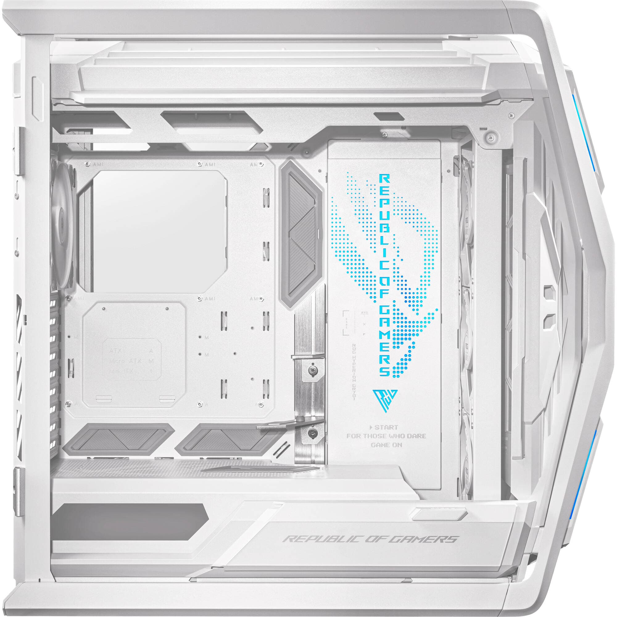 ASUS GR701/WT/PWM FAN// white PWM case cooling fan for desktop chassis airflow
