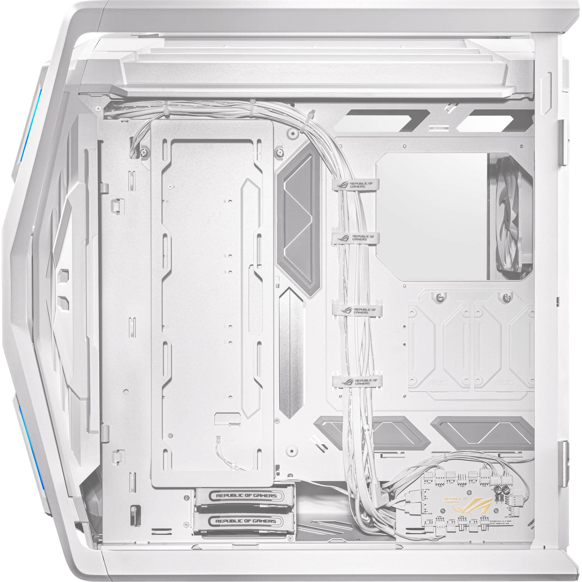 ASUS GR701/WT/PWM FAN// white PWM case cooling fan for desktop chassis airflow