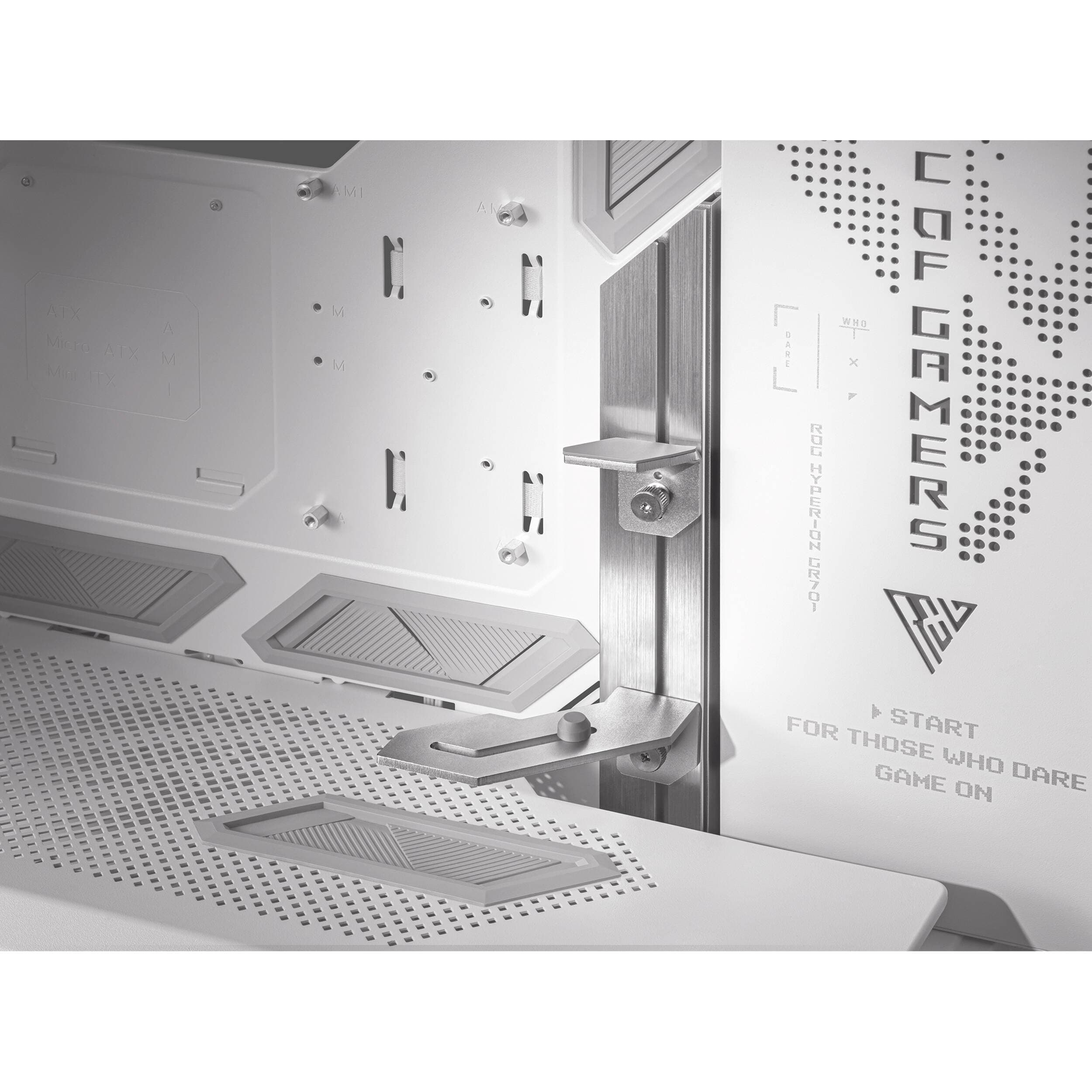 ASUS GR701/WT/PWM FAN// white PWM case cooling fan for desktop chassis airflow