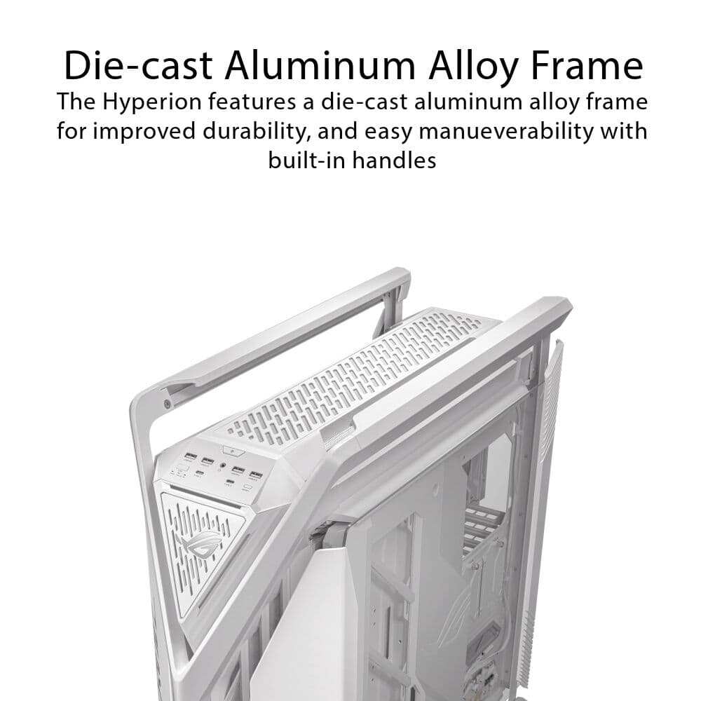 ASUS GR701/WT/PWM FAN// white PWM case cooling fan for desktop chassis airflow