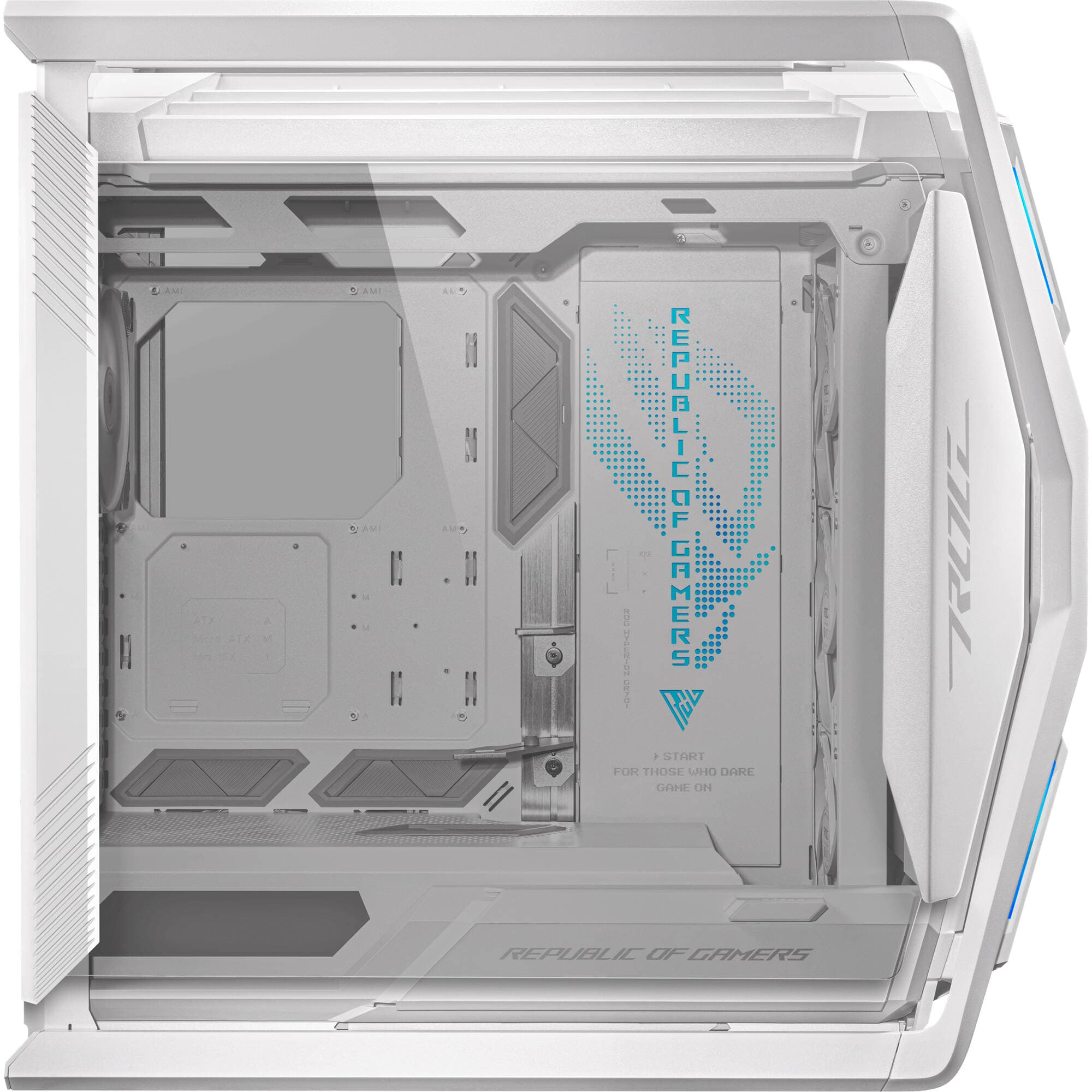 ASUS GR701/WT/PWM FAN// white PWM case cooling fan for desktop chassis airflow