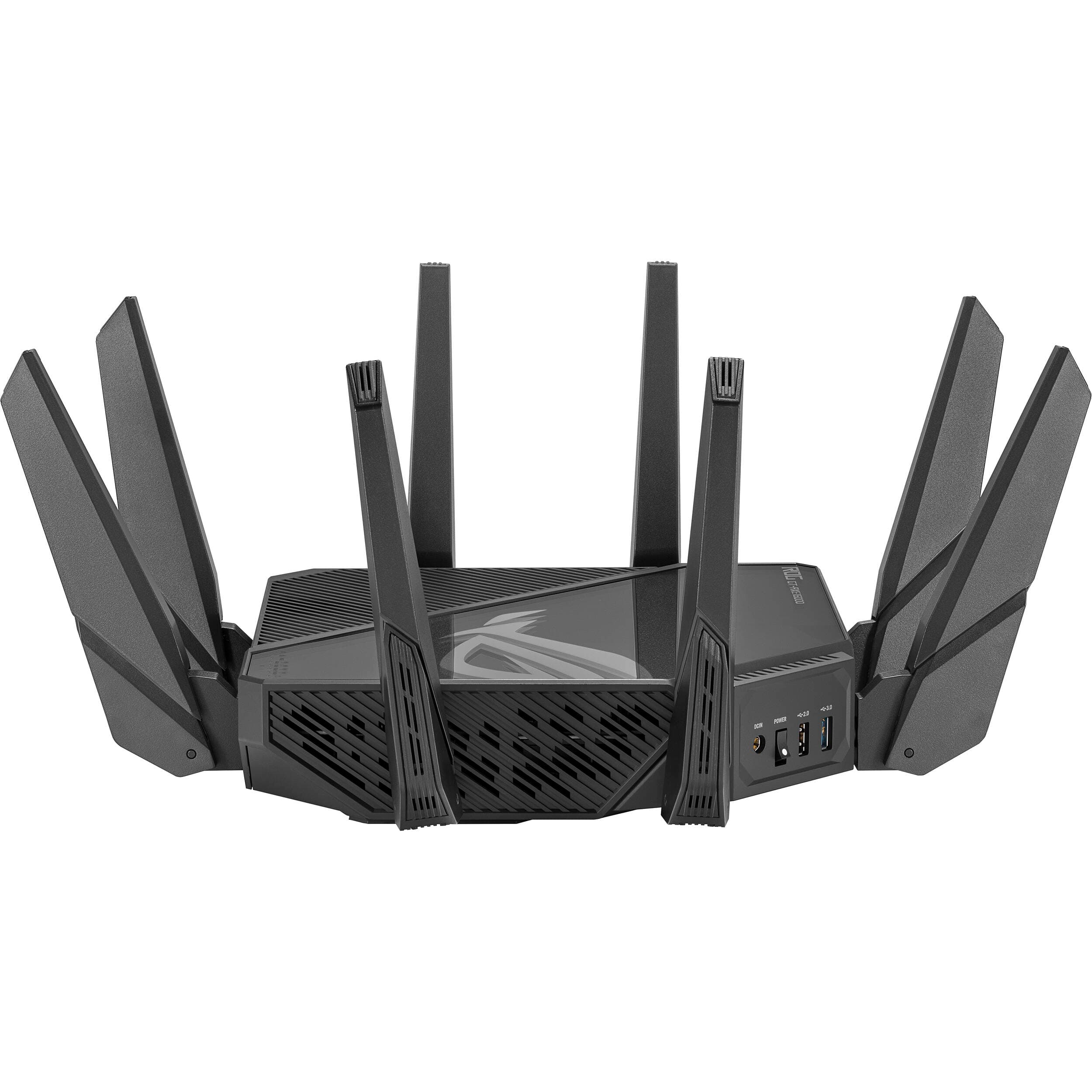ASUS ROG Rapture GT-AXE16000 quad-band WiFi 6E gaming router with 10 Gigabit Ethernet