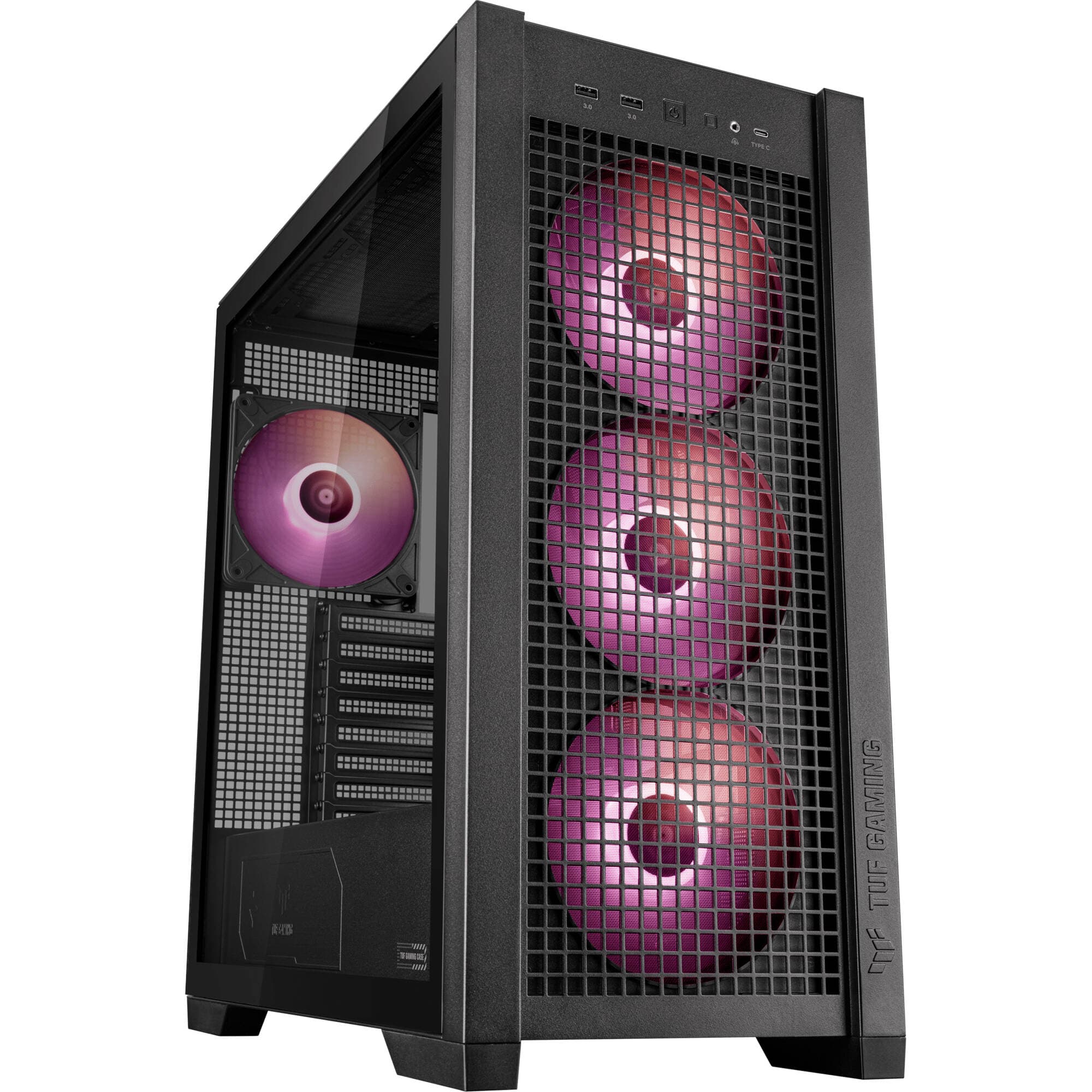 ASUS GT302 black PC case with ARGB fan support