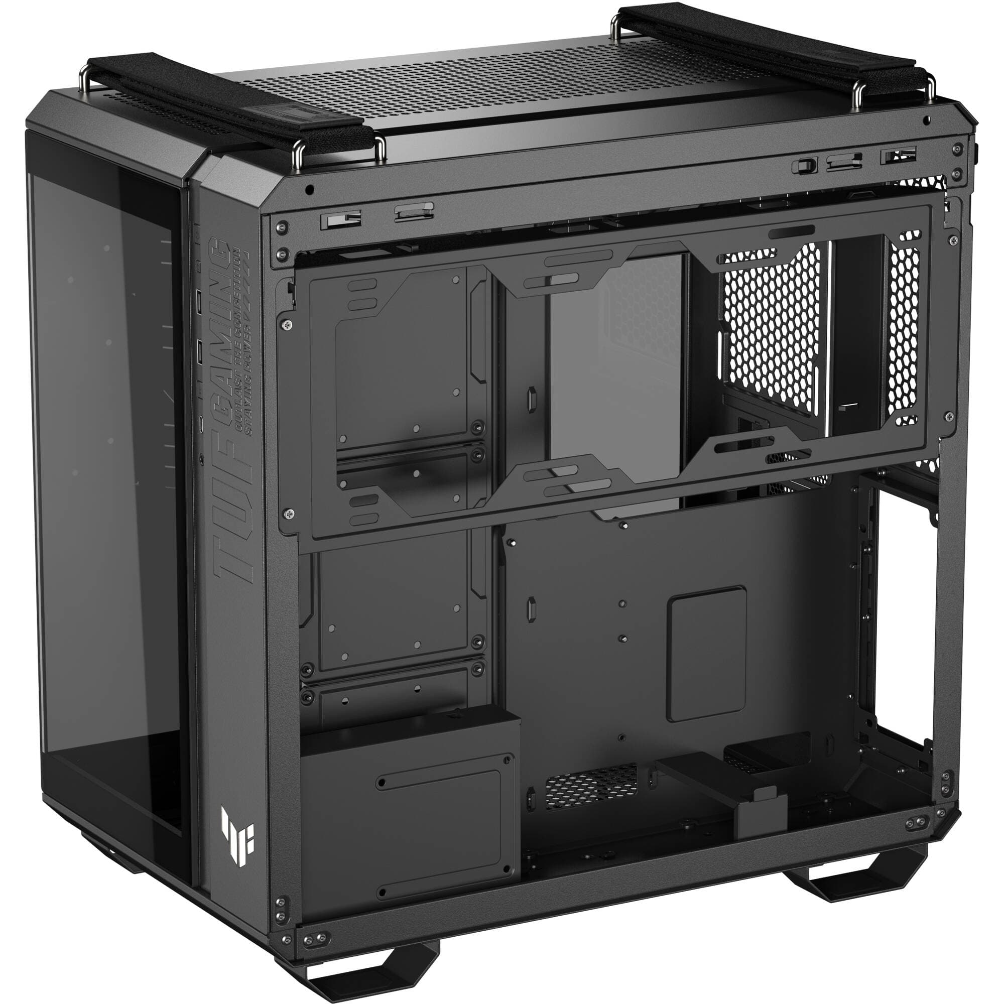 ASUS GT502 FV/BLK/TG// black mid-tower PC case with tempered glass panel