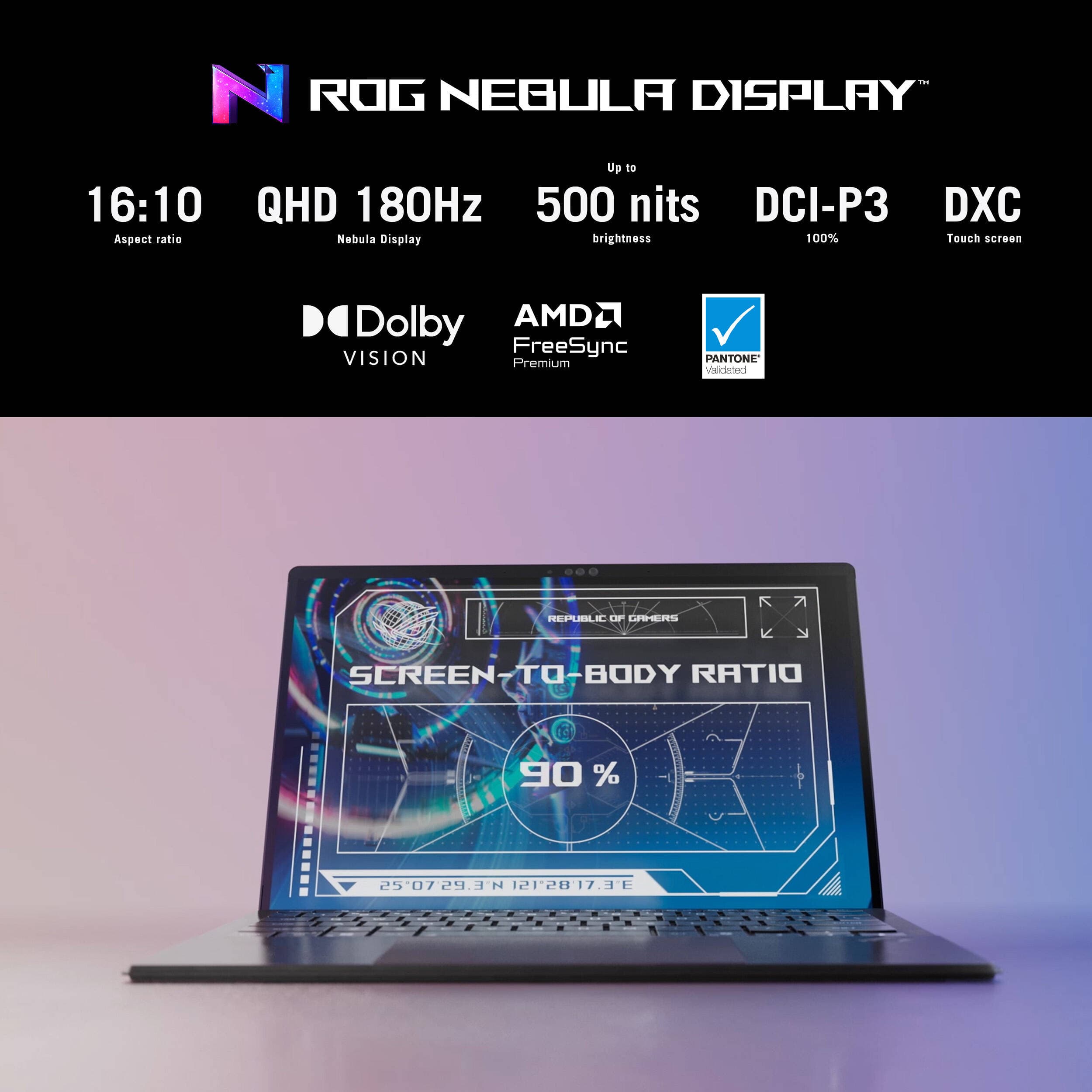 ASUS 13.4-inch ROG Flow laptop with Ryzen AI Max+ 395, 32 GB RAM, 1 TB SSD, and touch display