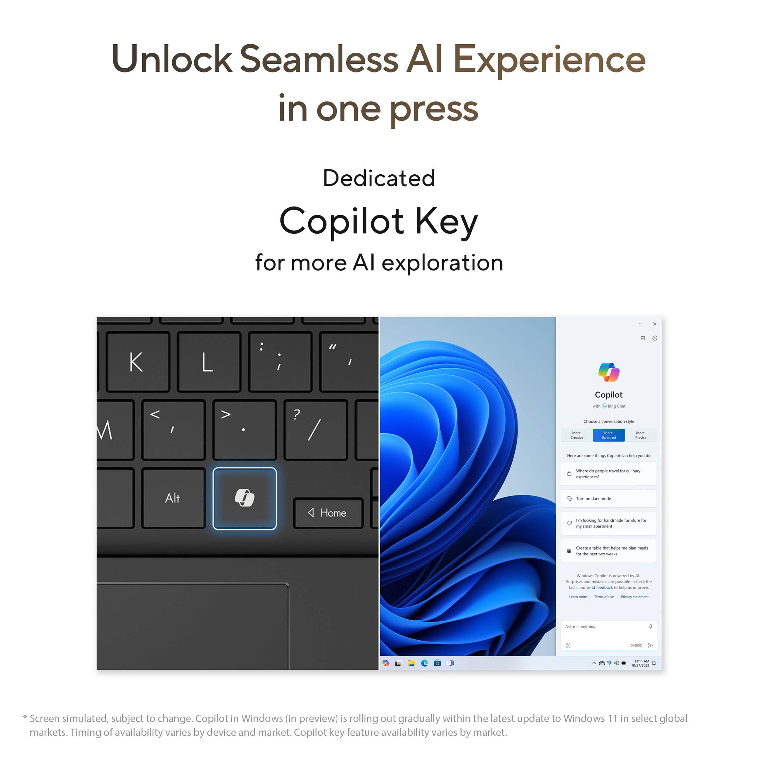 ASUS Vivobook S 14 black laptop with 14-inch WQXGA+ display, Ryzen AI 9 365, 24 GB RAM, and 512 GB SSD