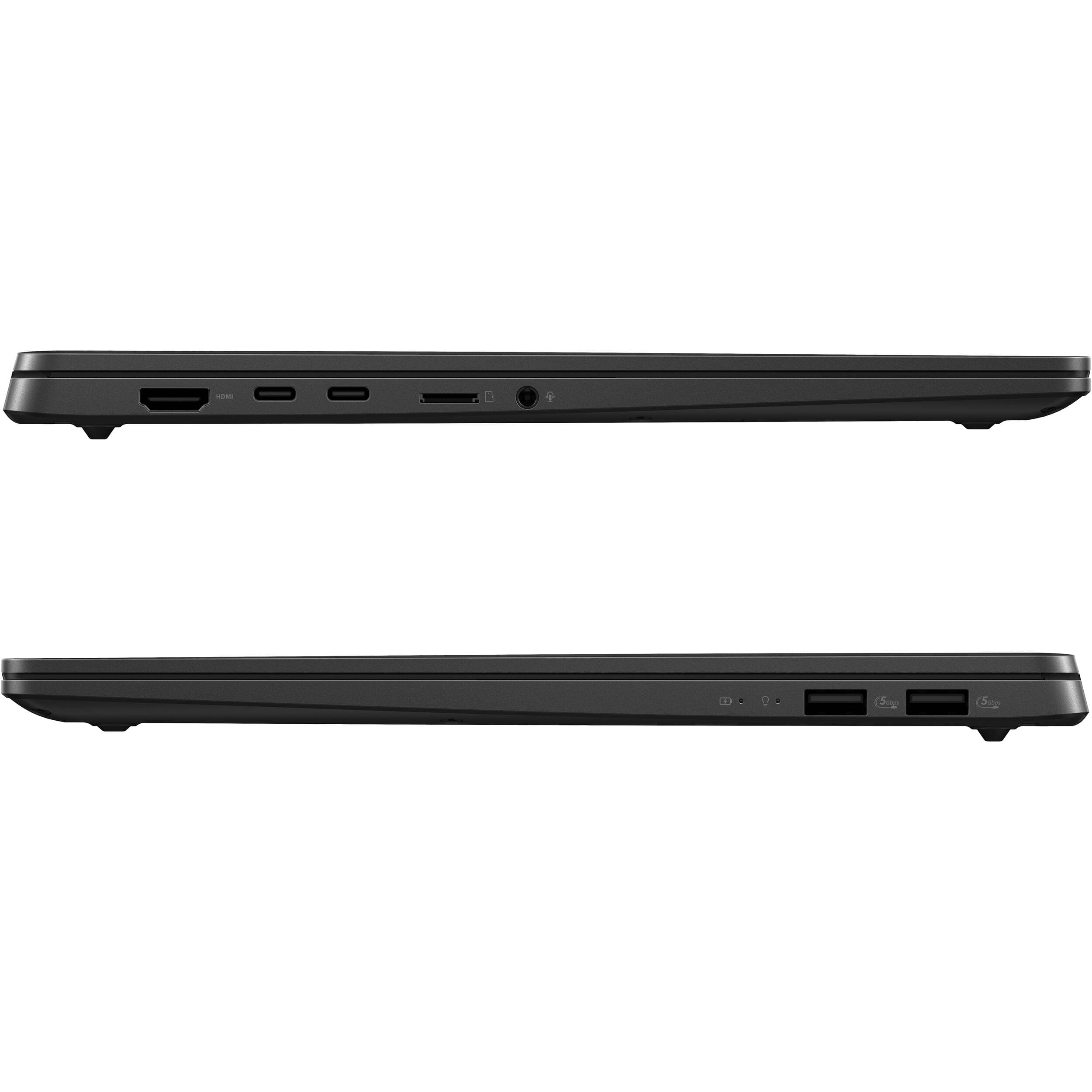 ASUS Vivobook S 14 black laptop with 14-inch WQXGA+ display, Ryzen AI 9 365, 24 GB RAM, and 512 GB SSD