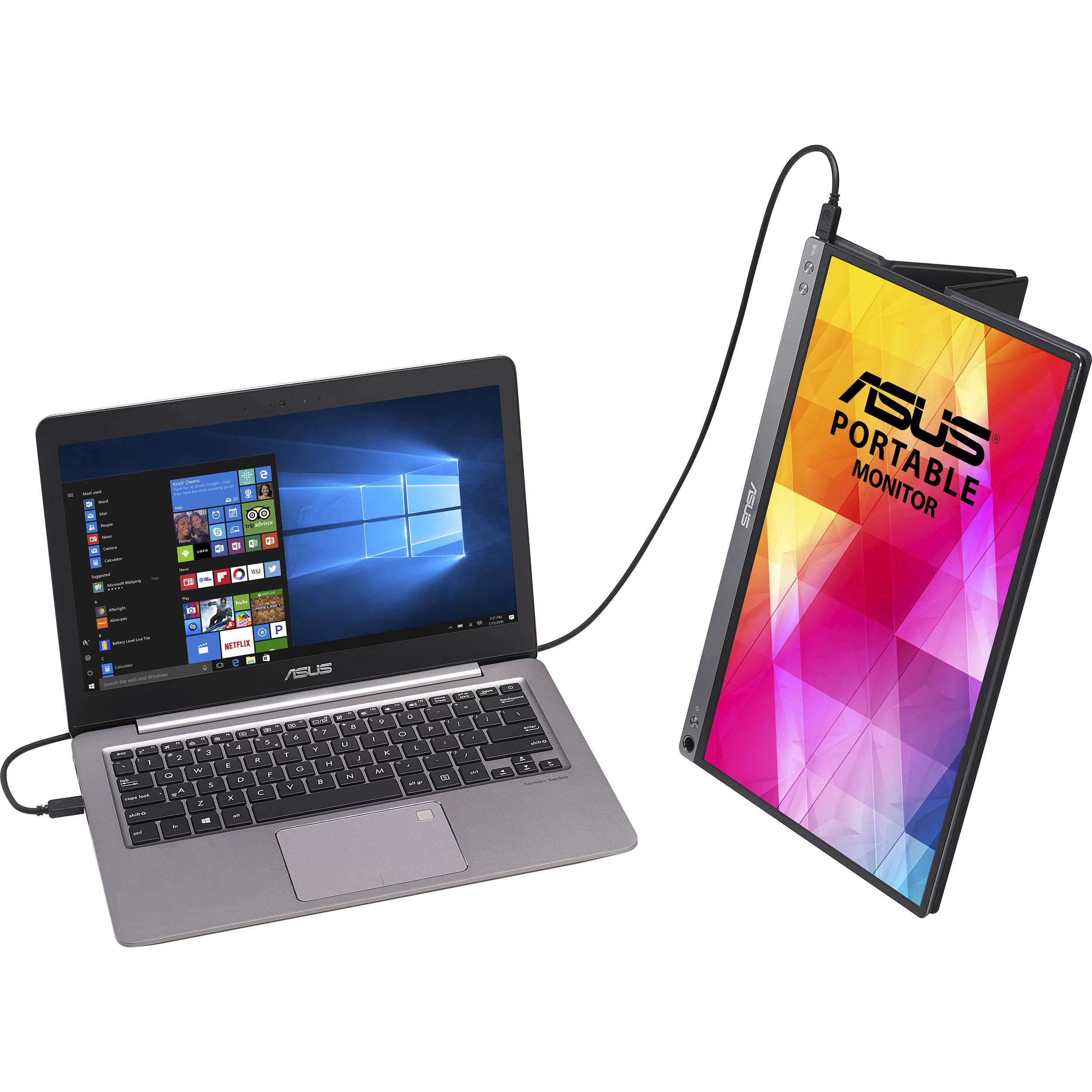 ASUS MB16AC 15.6-inch portable IPS monitor with USB-C connection