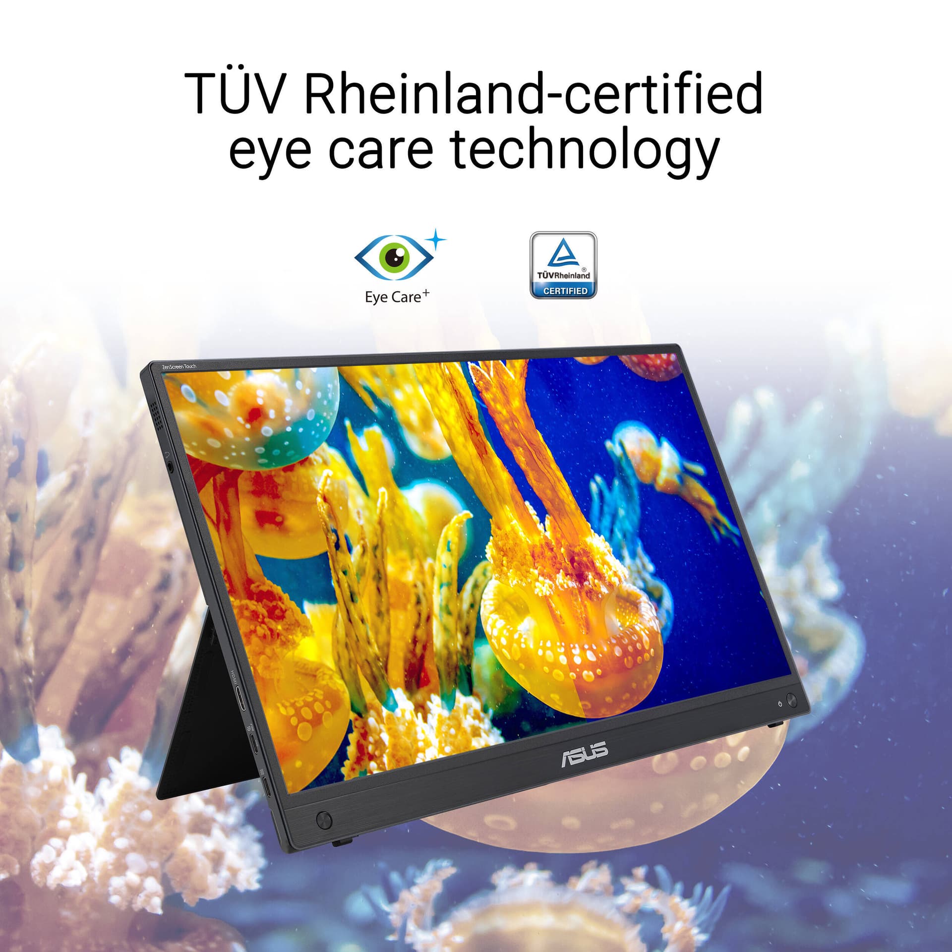 ASUS MB16AMTR 15.6-inch portable touch monitor with Full HD IPS display and USB-C