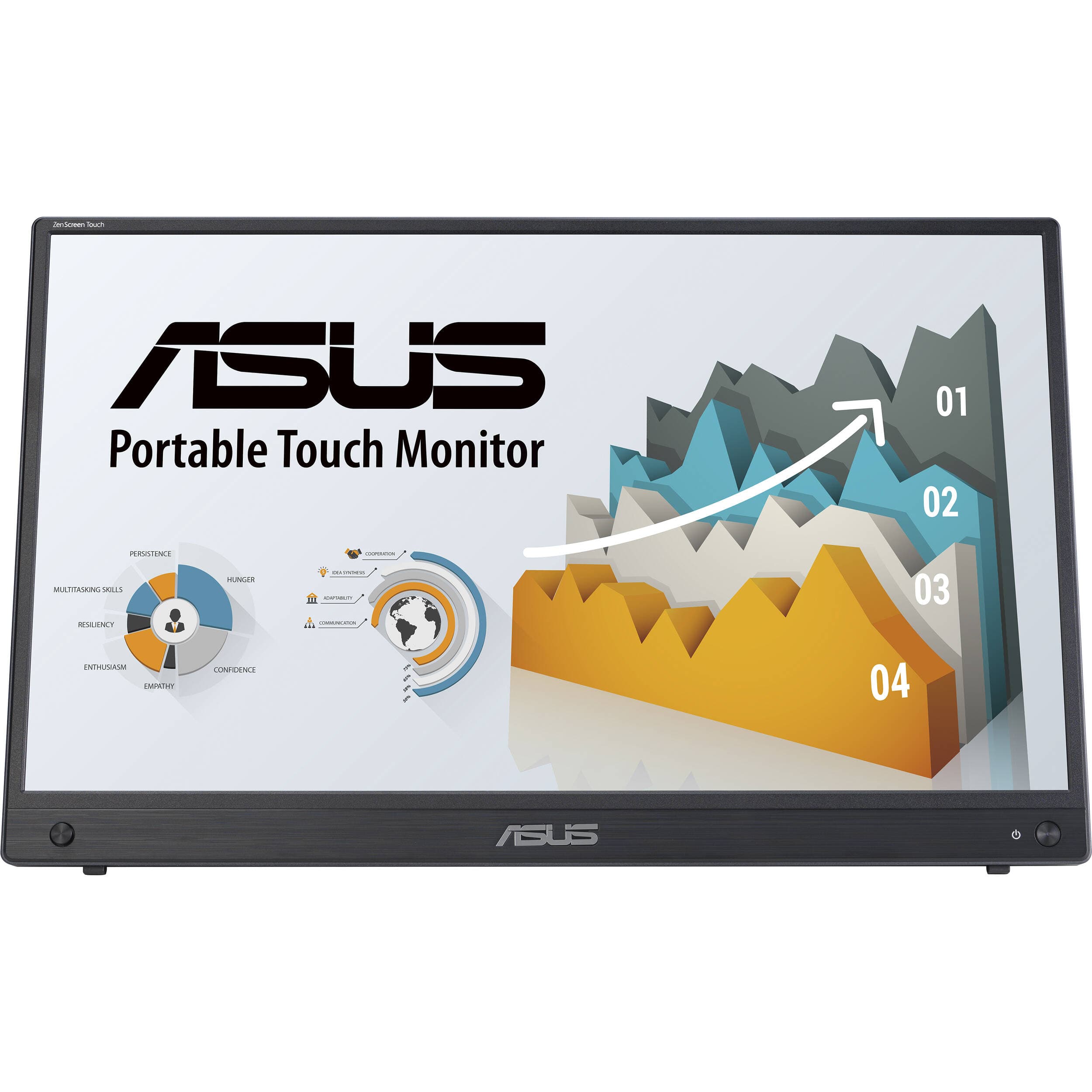ASUS MB16AMTR 15.6-inch portable touch monitor with Full HD IPS display and USB-C